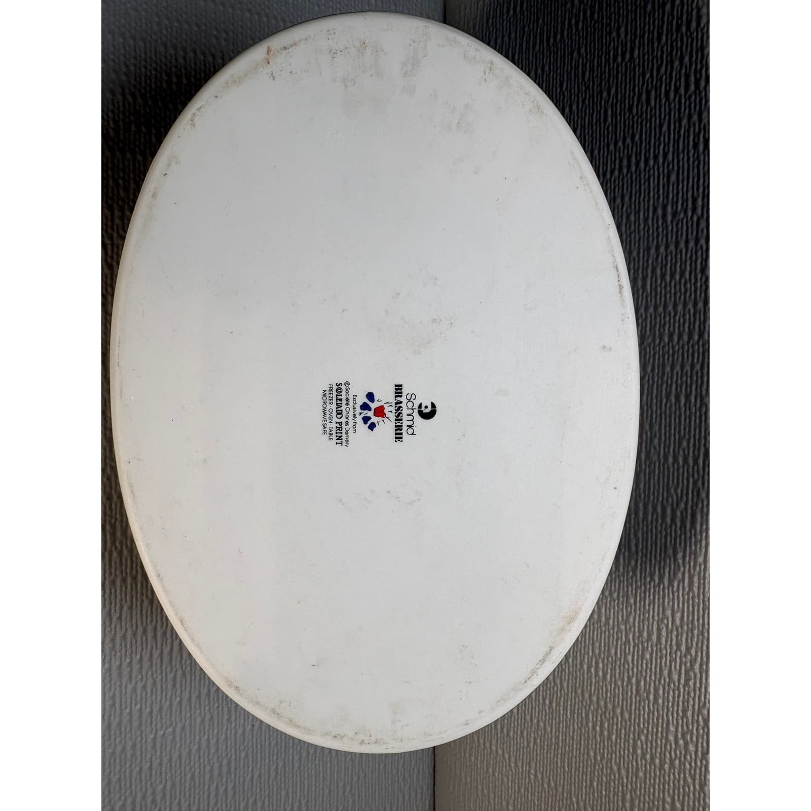 Schmid Brasserie Souleiado Print Oval Covered Casserole Dish French Provencal - Thumbnail 13