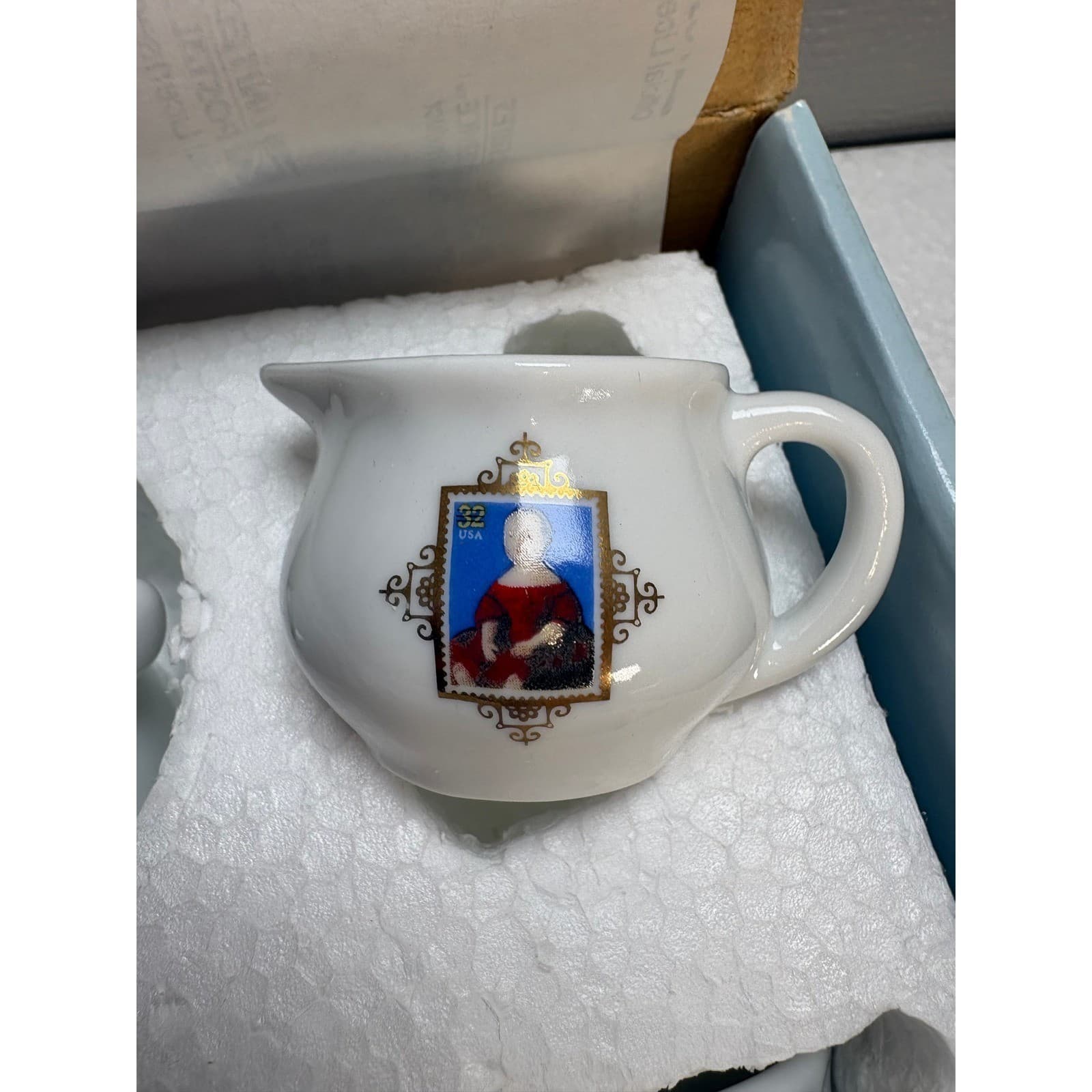 Designer Guild Martha Chase Miniature Tea Set 1997 Stamp Collection Decorative - Thumbnail 7