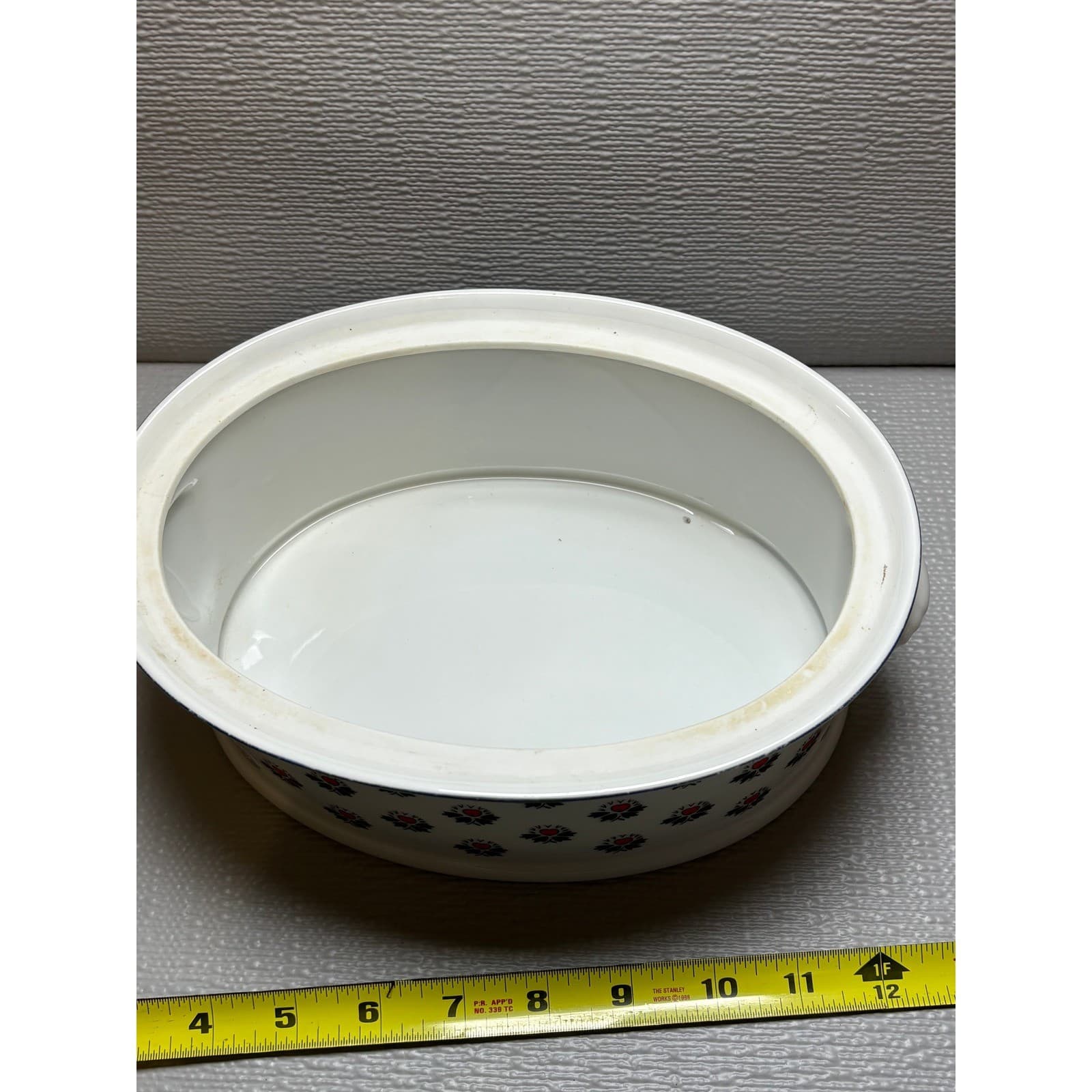 Schmid Brasserie Souleiado Print Oval Covered Casserole Dish French Provencal - Thumbnail 11