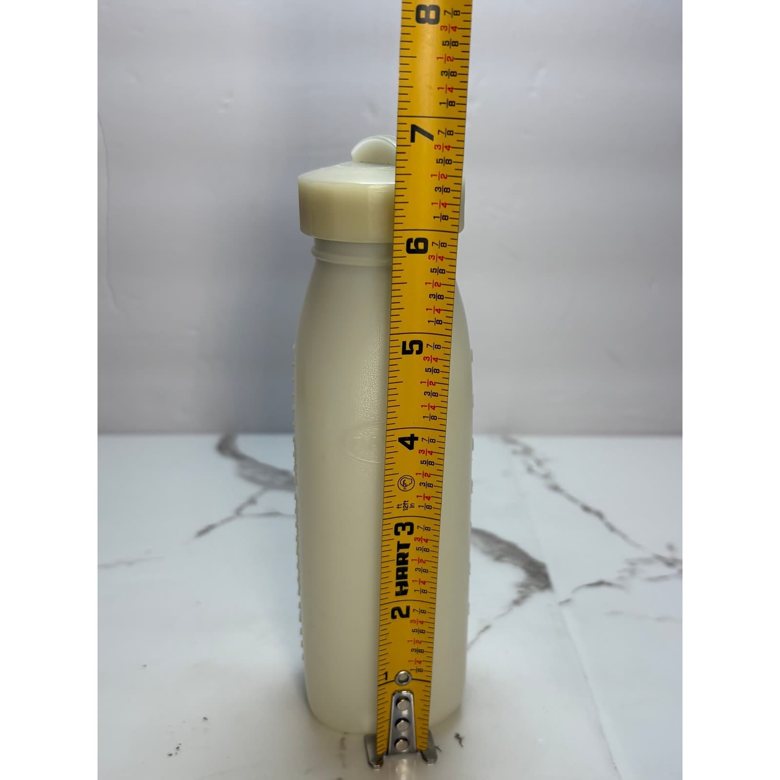 Vintage Davol Plax Plastic Bottle Cream Translucent 8oz Measurement Markings - Thumbnail 5