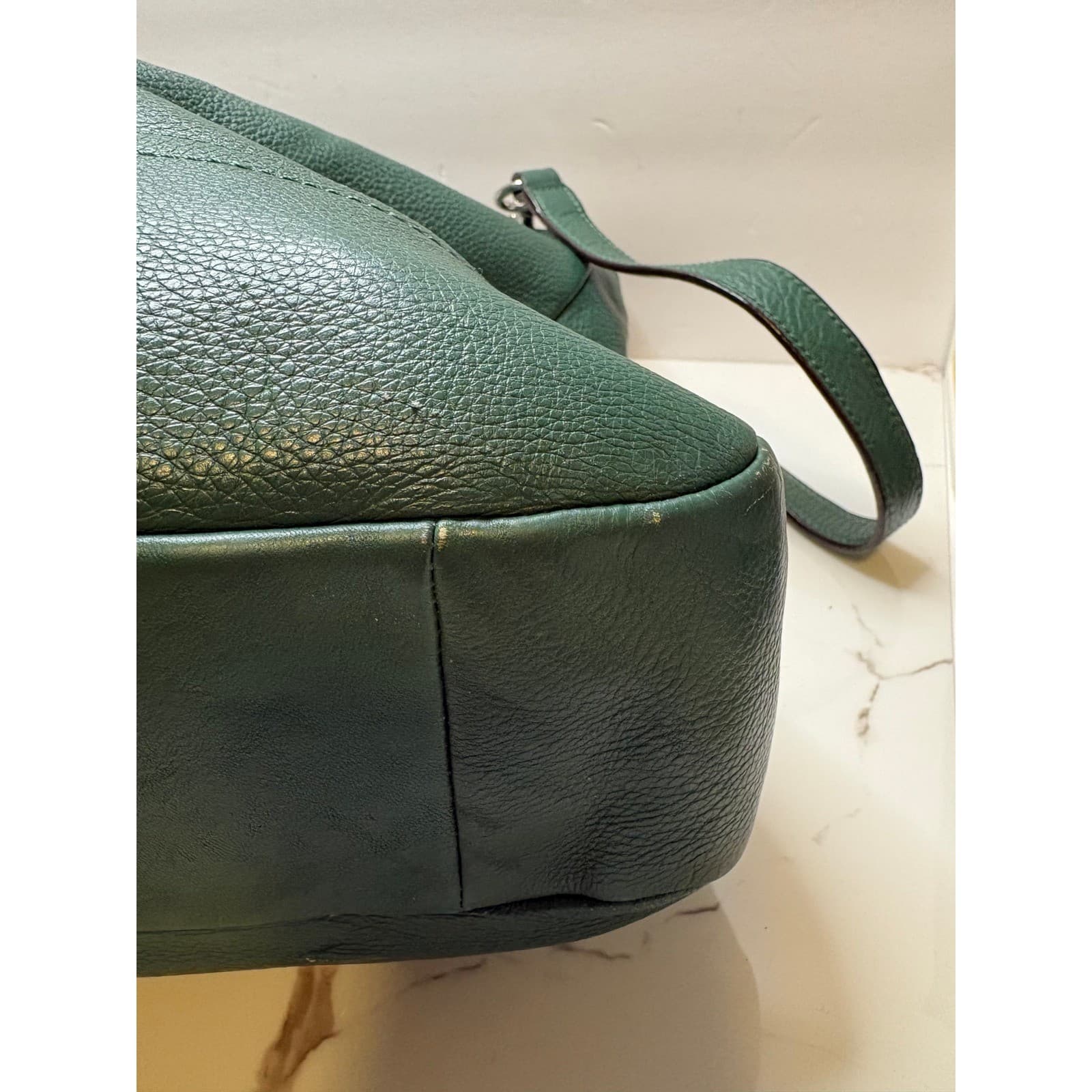 Coach Park Metro Hobo Green Pebbled Leather Crossbody Bag F23293 - Thumbnail 4