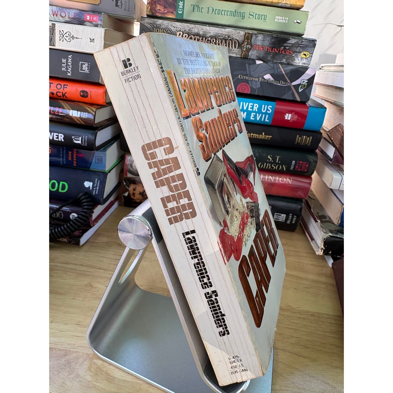 Caper by Lawrence Sanders Berkley Fiction Vintage Mass Market Paperback Crime - Thumbnail 2