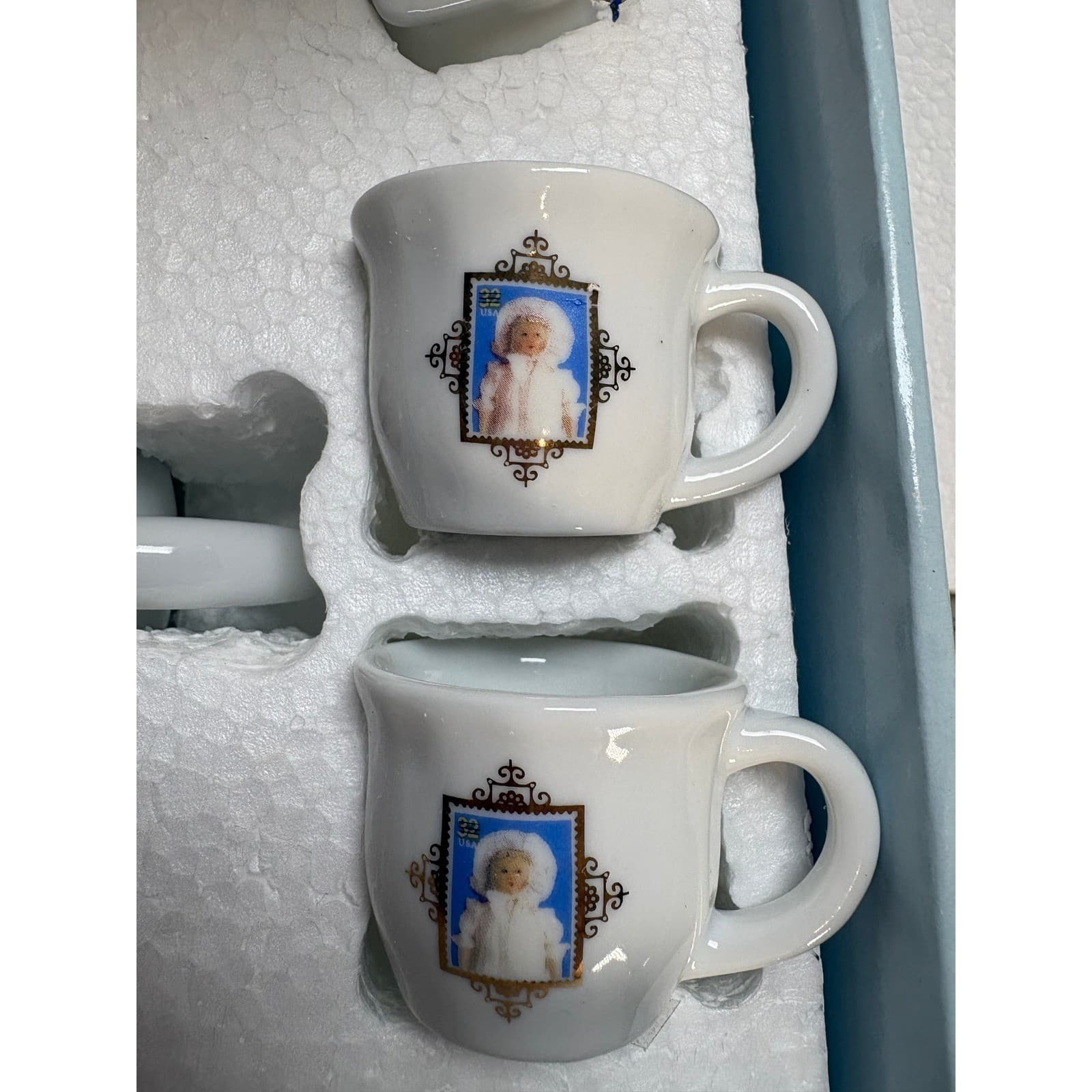 Designer Guild Martha Chase Miniature Tea Set 1997 Stamp Collection Decorative - Thumbnail 11