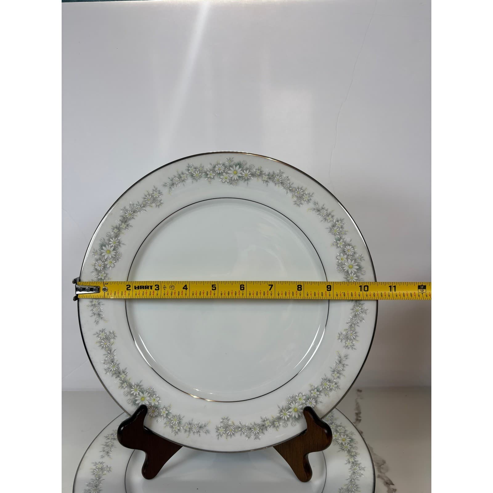 Set of 4 Vintage Noritake Donegal Fine China Dinner Plates Japan 10.5" - Thumbnail 4
