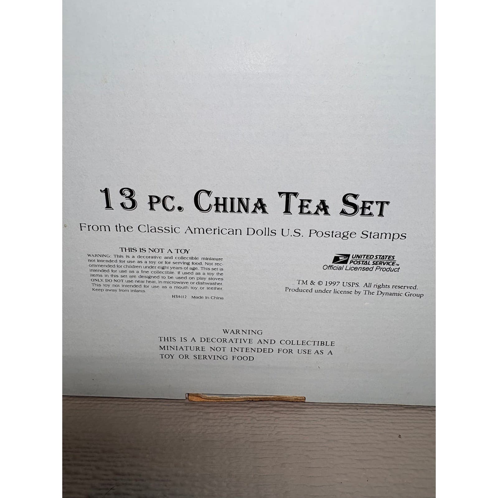 Designer Guild Martha Chase Miniature Tea Set 1997 Stamp Collection Decorative - Thumbnail 15