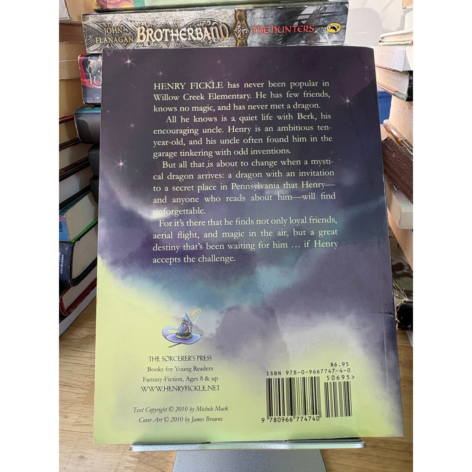 Henry Fickle and the Magic Dragon of Pennsylvania Michele Mack Fantasy Book - Thumbnail 2