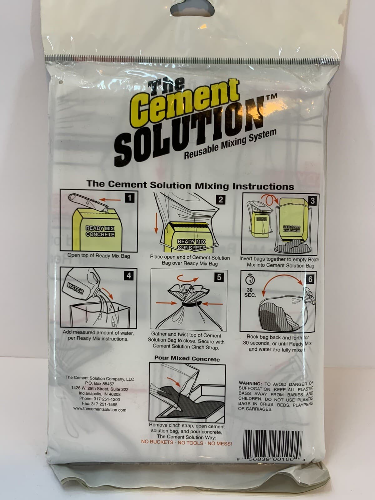 The Reusable Concrete Mixing Bag - The Cement Solution - Thumbnail 3