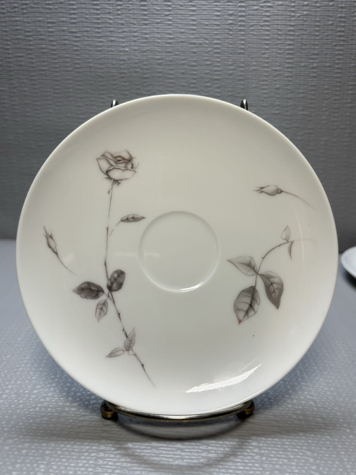 Set Of 4 Cup And Saucer Fine China Sango Lyric Japan - Thumbnail 5