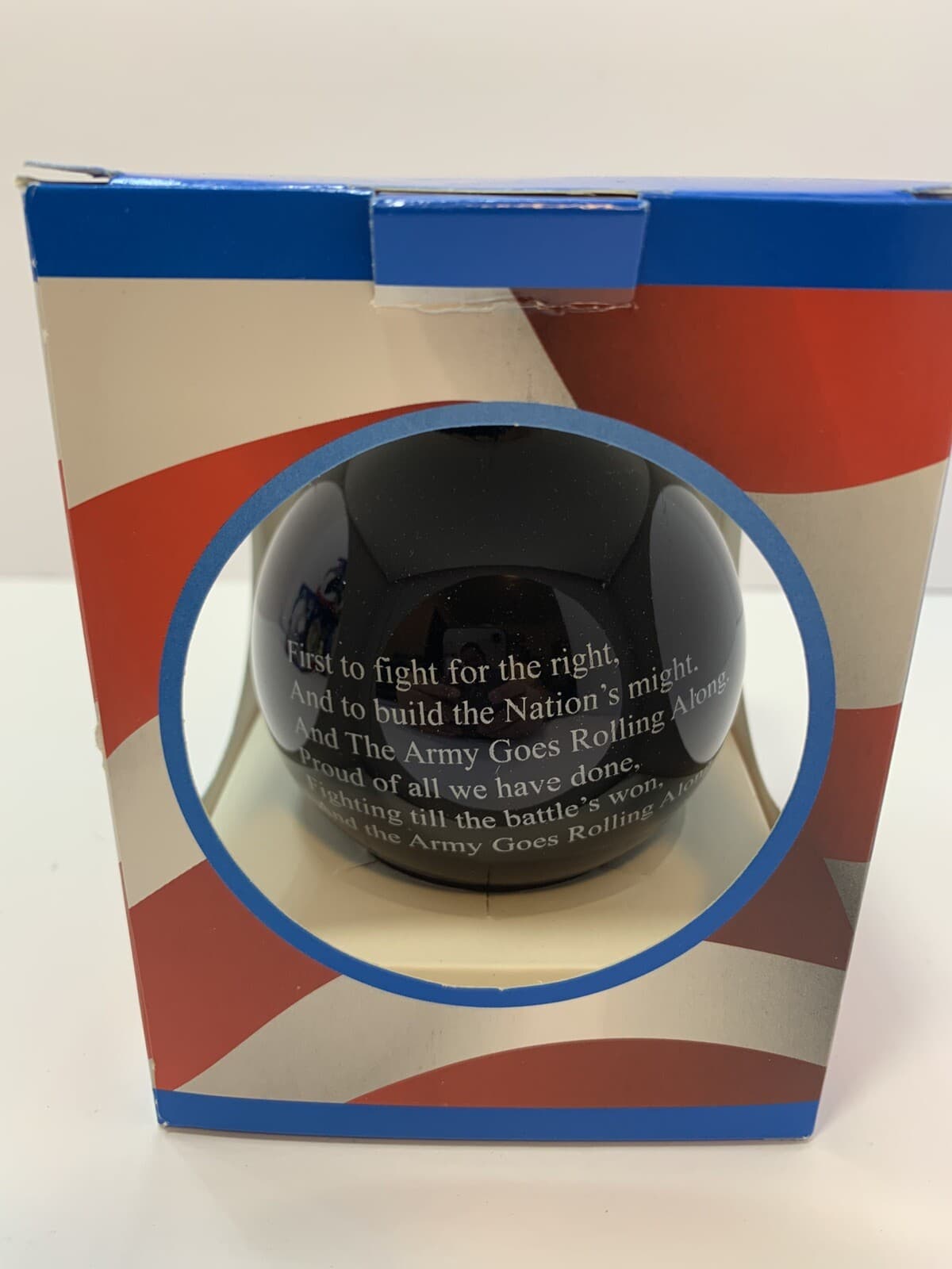 U.S. ARMY -American Pride Glass Blown Christmas Ornament, NIB Holiday Decor - Thumbnail 2