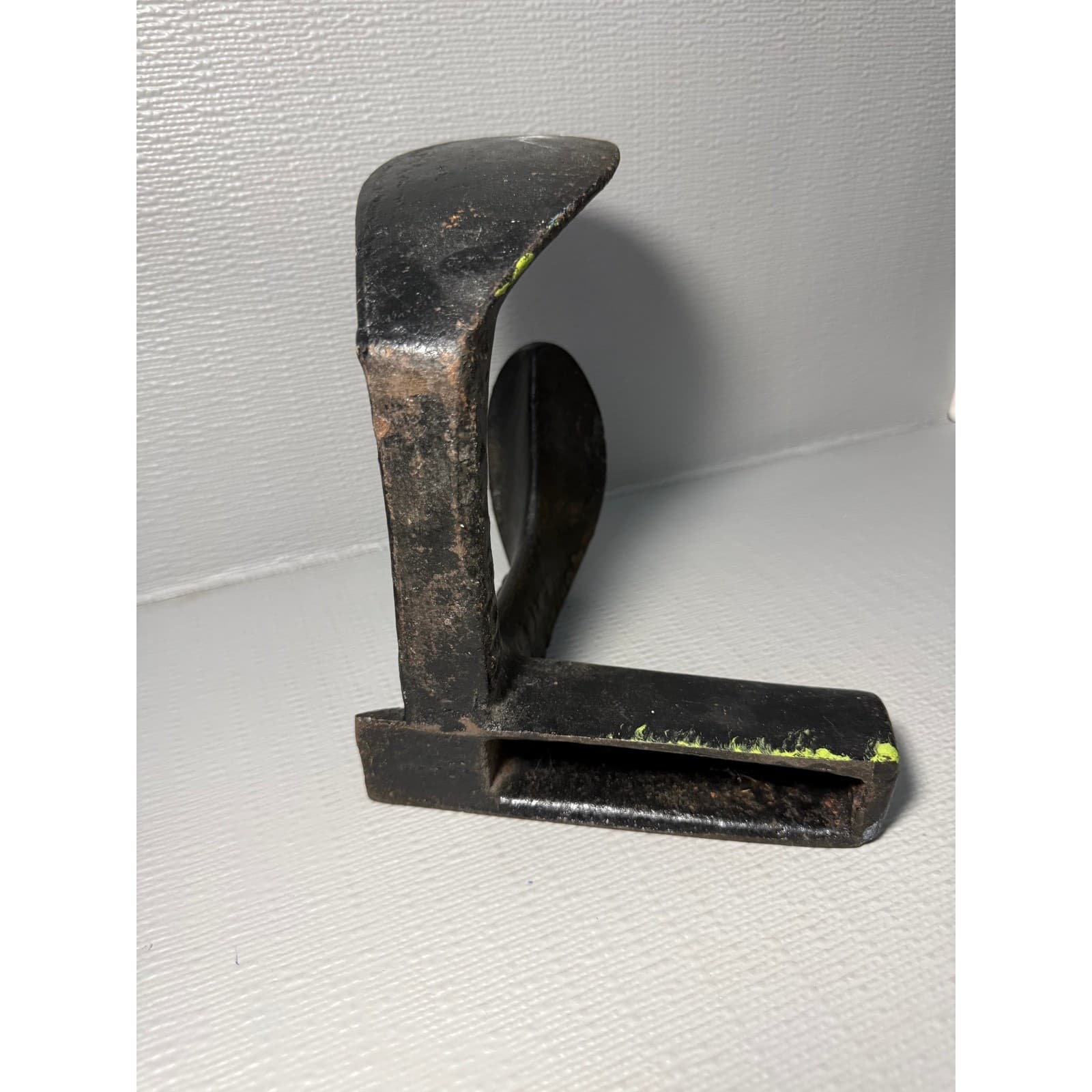 Antique Paragon N82 Cast Iron Cobbler Shoe Last Vintage Industrial Decor Black - Thumbnail 5