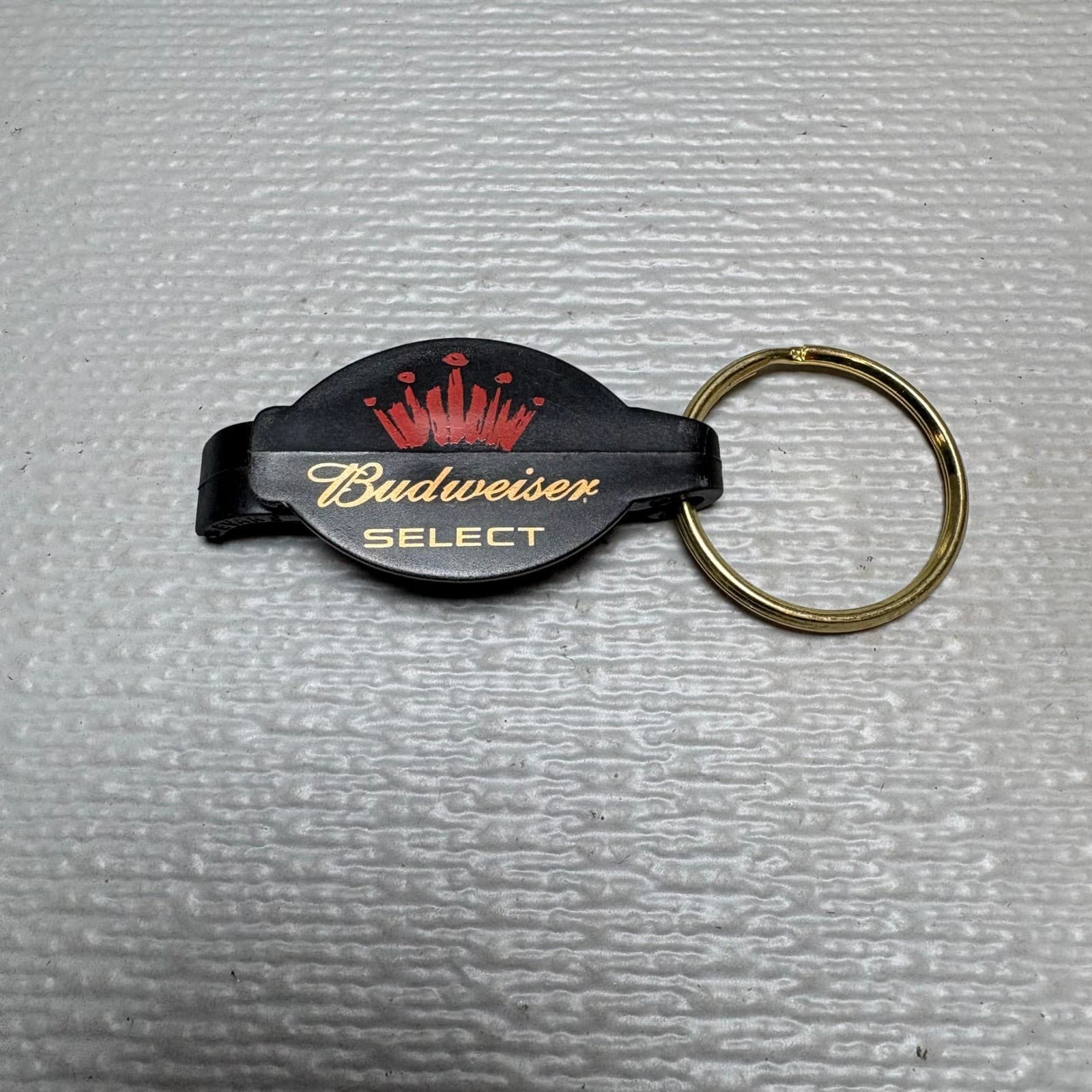 Set of 2 Budweiser Select Bottle Opener Keychain Black Gold Red Crown Logo - Thumbnail 4