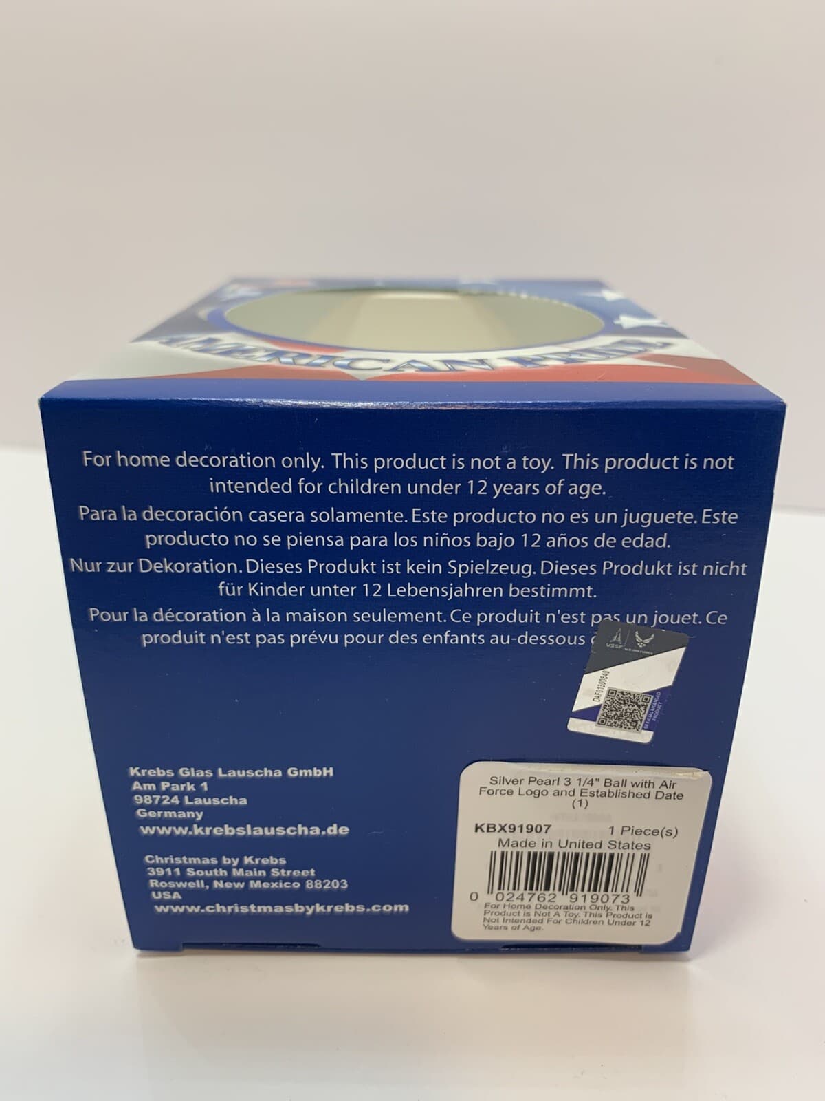 US Air Force Military Holiday Christmas 3" Ornament American Pride NIB - Thumbnail 4