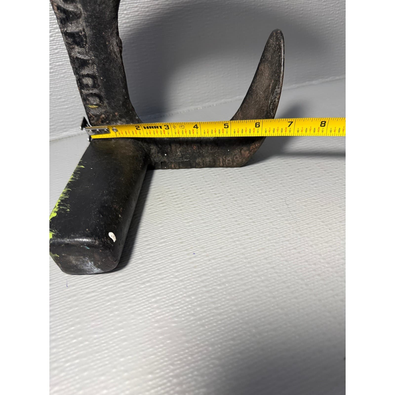 Antique Paragon N82 Cast Iron Cobbler Shoe Last Vintage Industrial Decor Black - Thumbnail 8