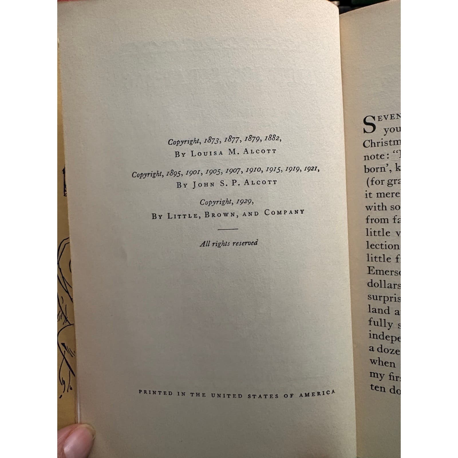 1929 Aunt Jo's Scrap-Bag Louisa M Alcott Grosset & Dunlap Vintage Hardcover - Thumbnail 7