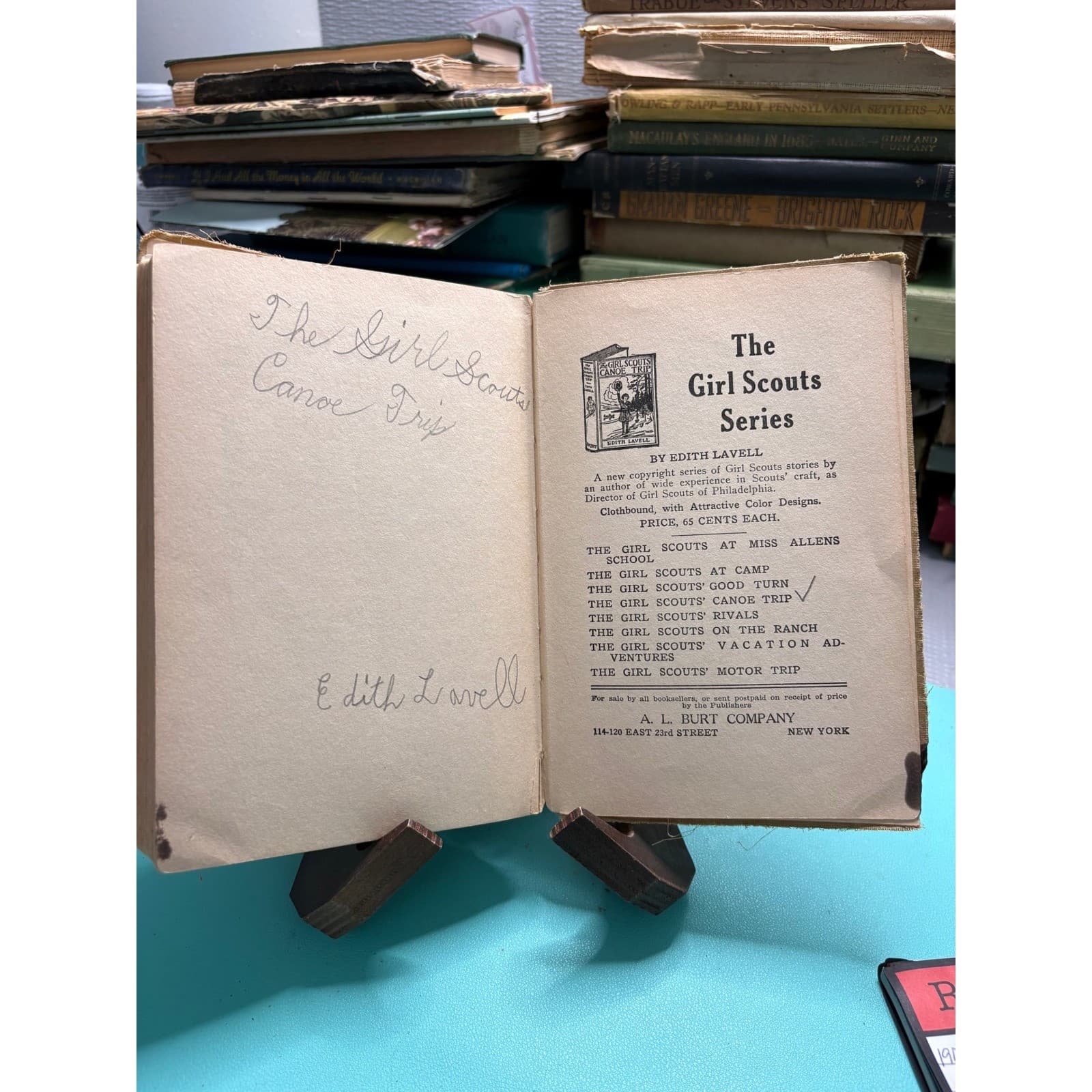 1921 A House Party with the Tucker Twins Nell Speed Antique Hardcover AL Burt Co - Thumbnail 7