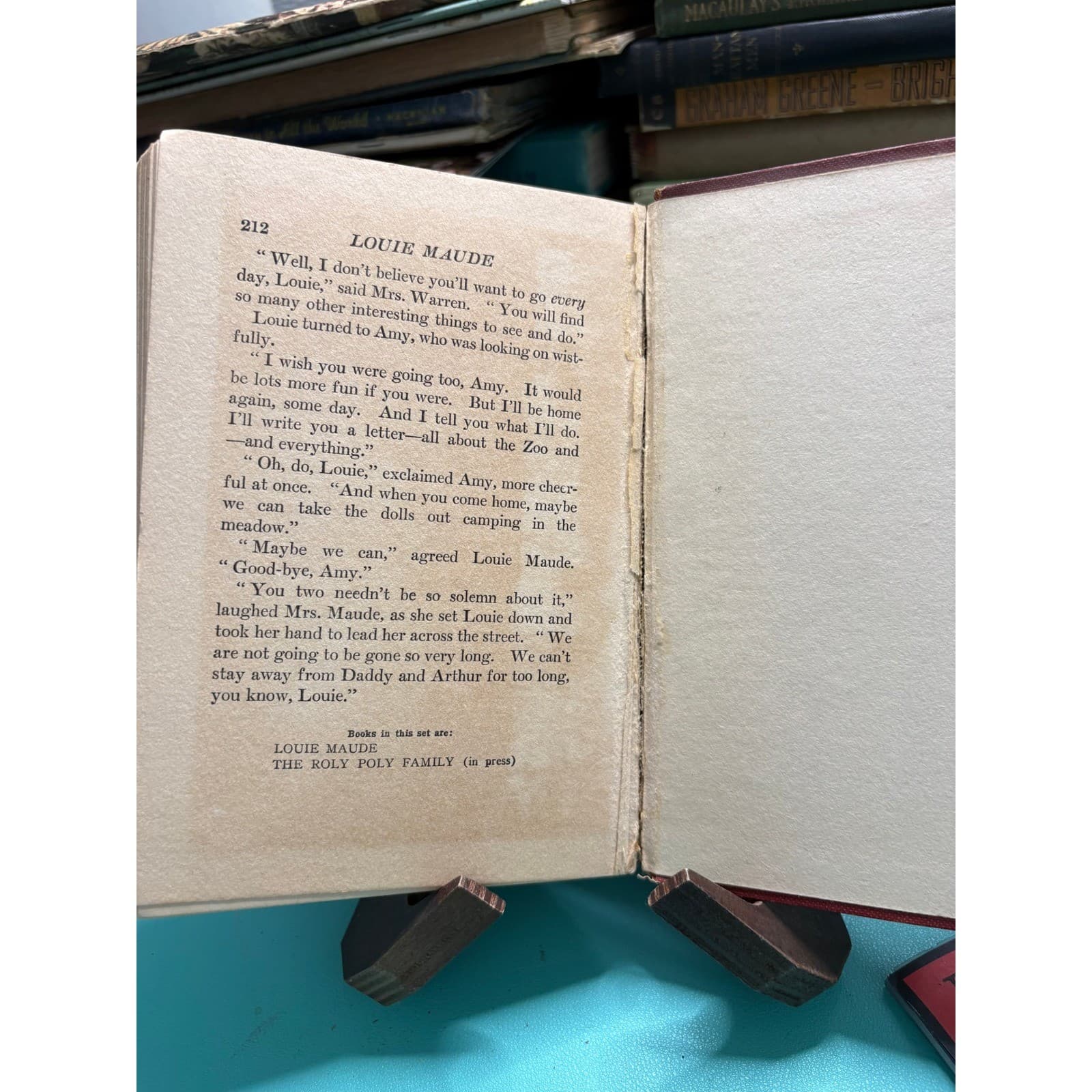 1928 Louie Maude Helen Sherman Griffith Penn Publishing Antique Hardcover Book - Thumbnail 8