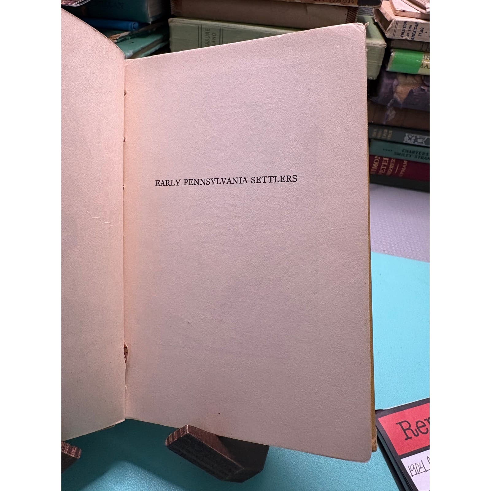 1938 Early Pennsylvania Settlers Hardcover Our Changing World Dowling Rapp Book - Thumbnail 6