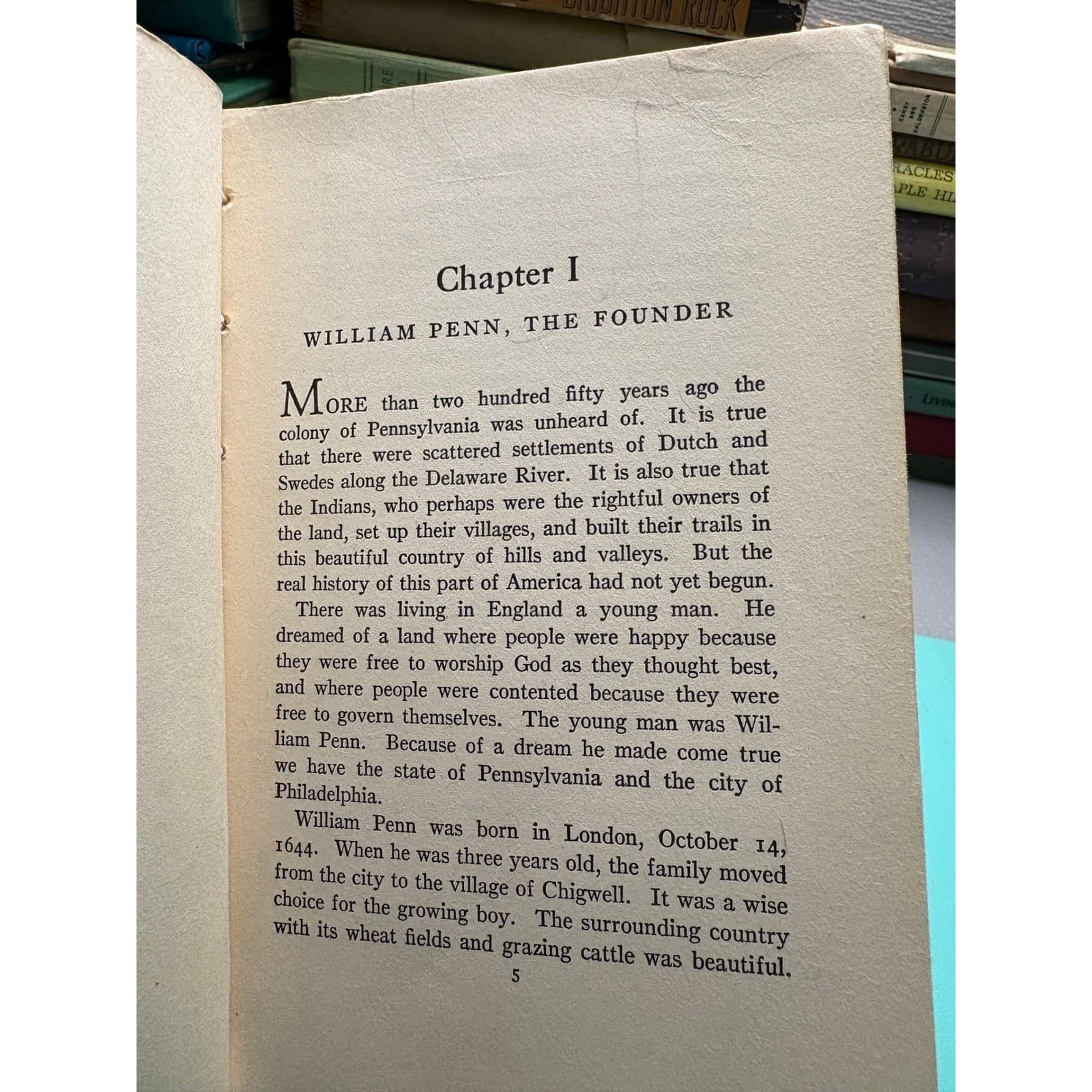 1938 Early Pennsylvania Settlers Hardcover Our Changing World Dowling Rapp Book - Thumbnail 9
