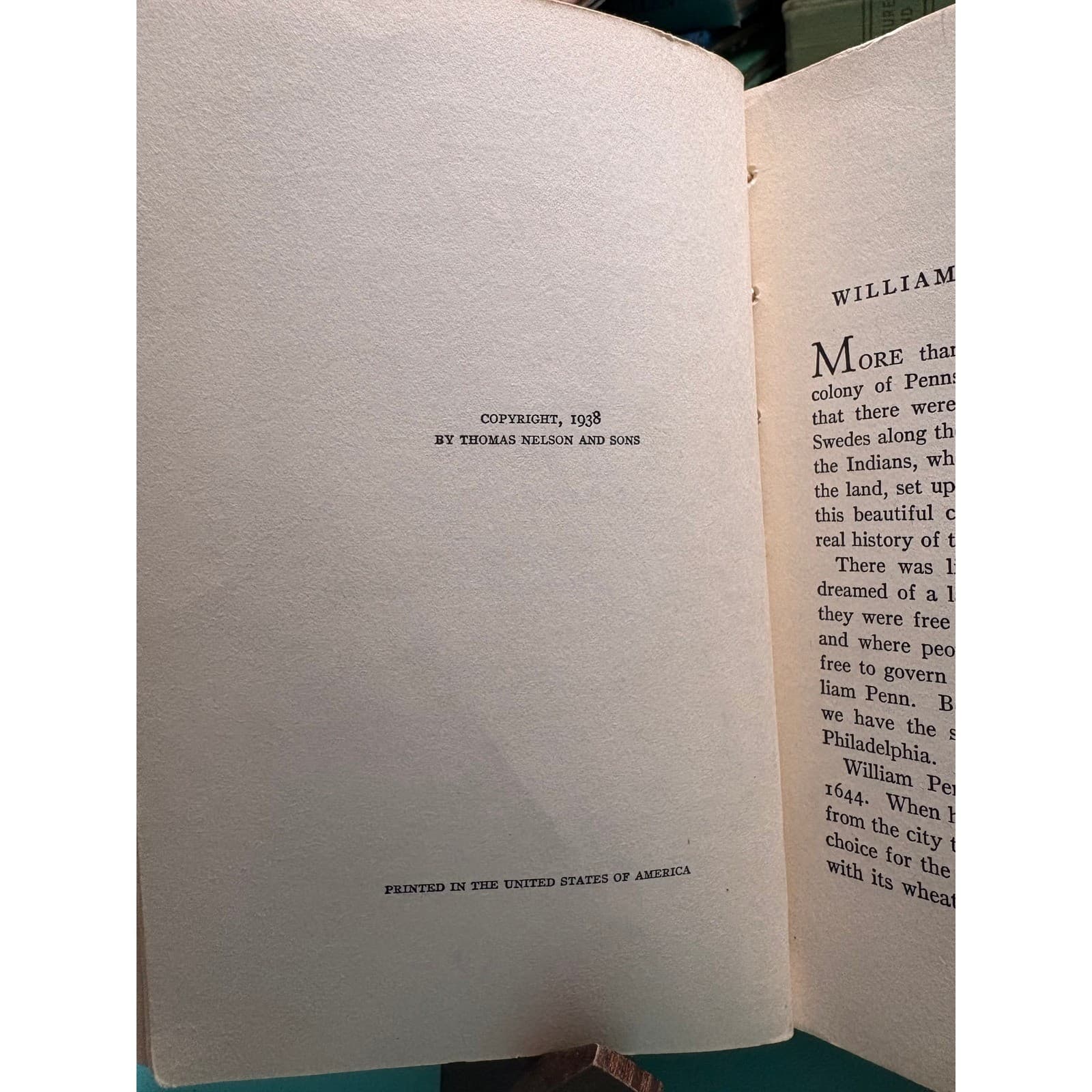 1938 Early Pennsylvania Settlers Hardcover Our Changing World Dowling Rapp Book - Thumbnail 8