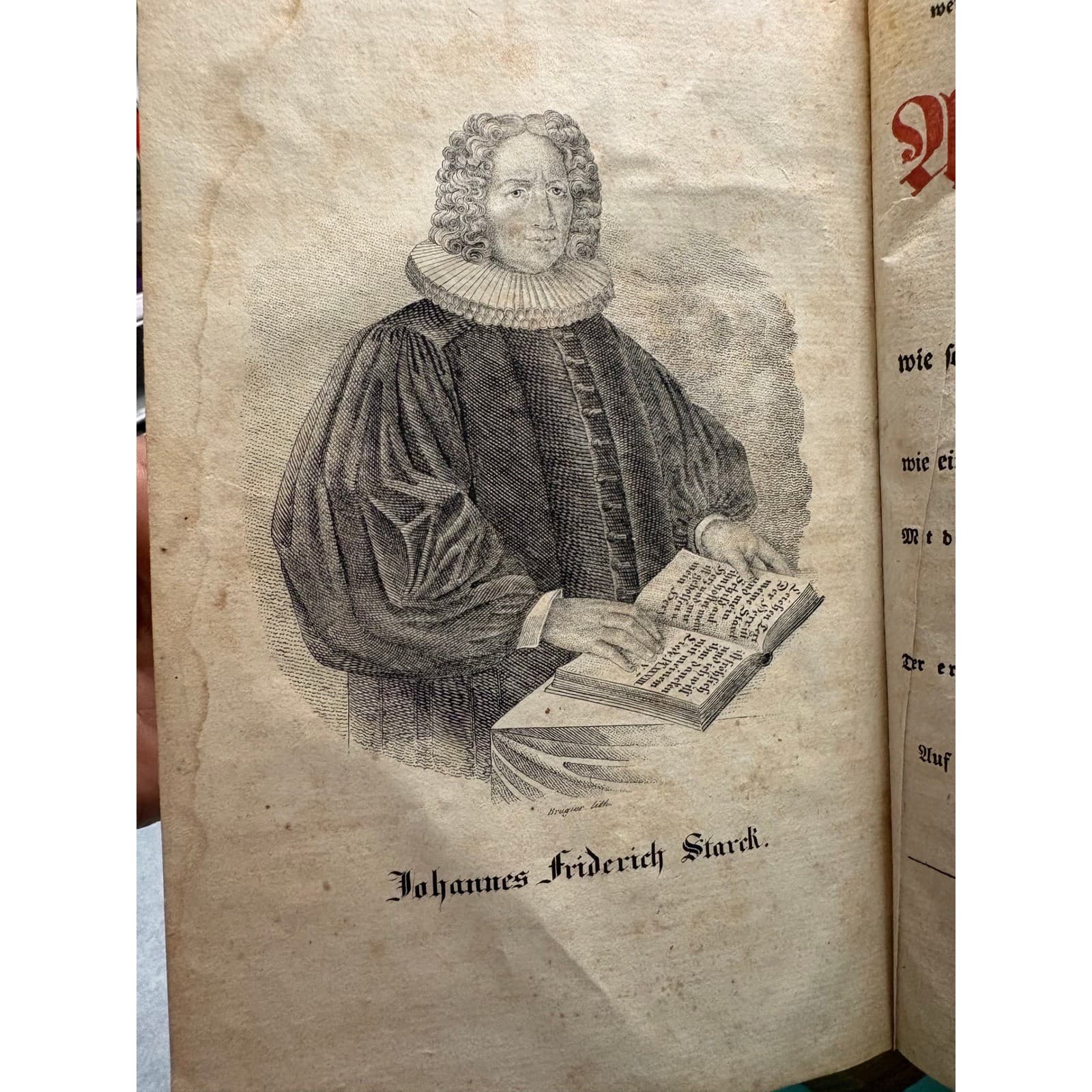 1836 Johann Friedrich Stark Morgen- und Abend-Andachten German Devotional Book - Thumbnail 5