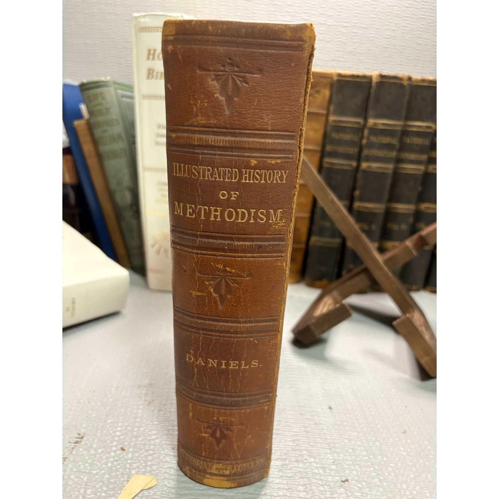 1880 Illustrated History of Methodism Rev WH Daniels Wesley Maps Engravings - Thumbnail 2