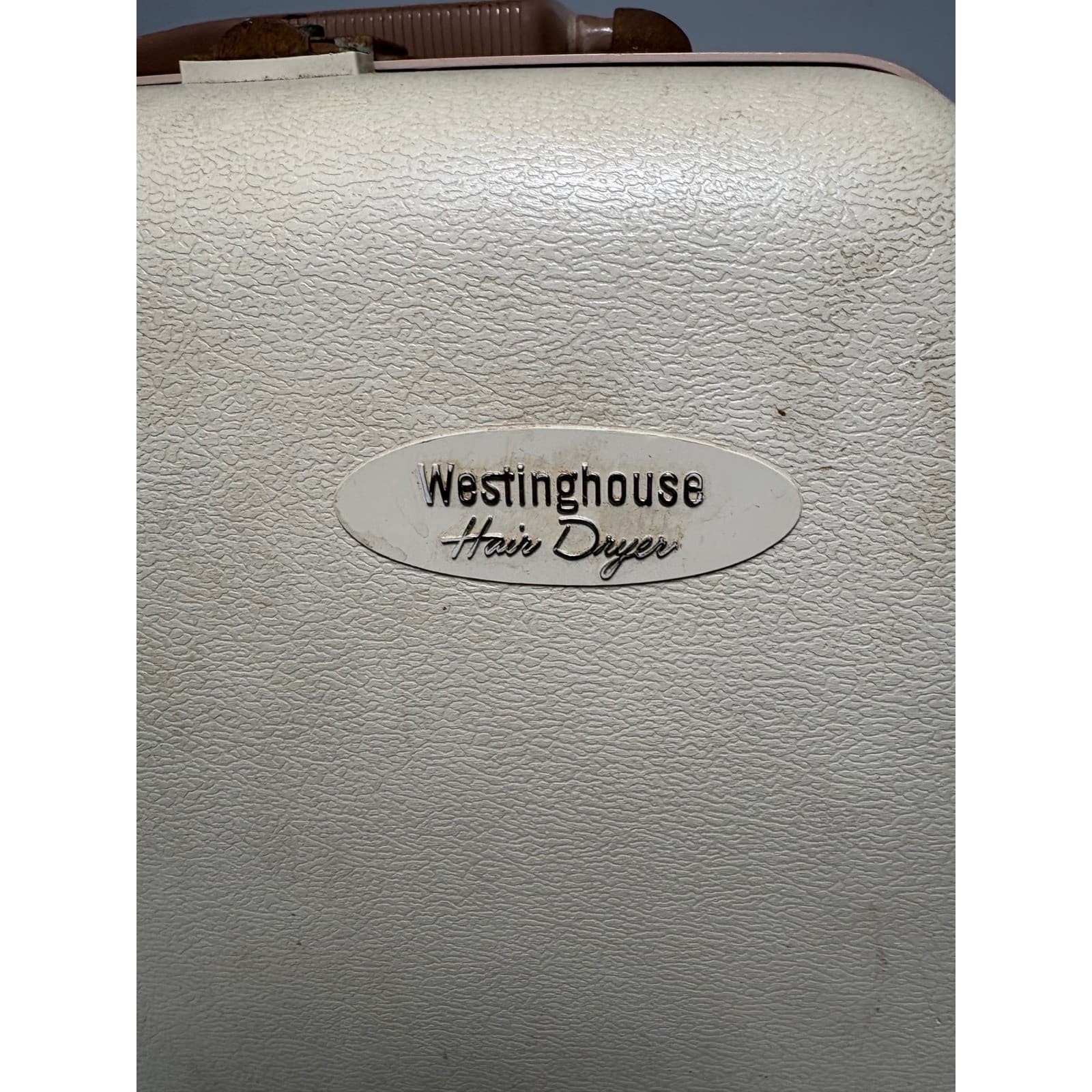 Vintage Westinghouse Portable Hair and Nail Dryer Pink Bonnet Vanity Case HZ10-1 - Thumbnail 9