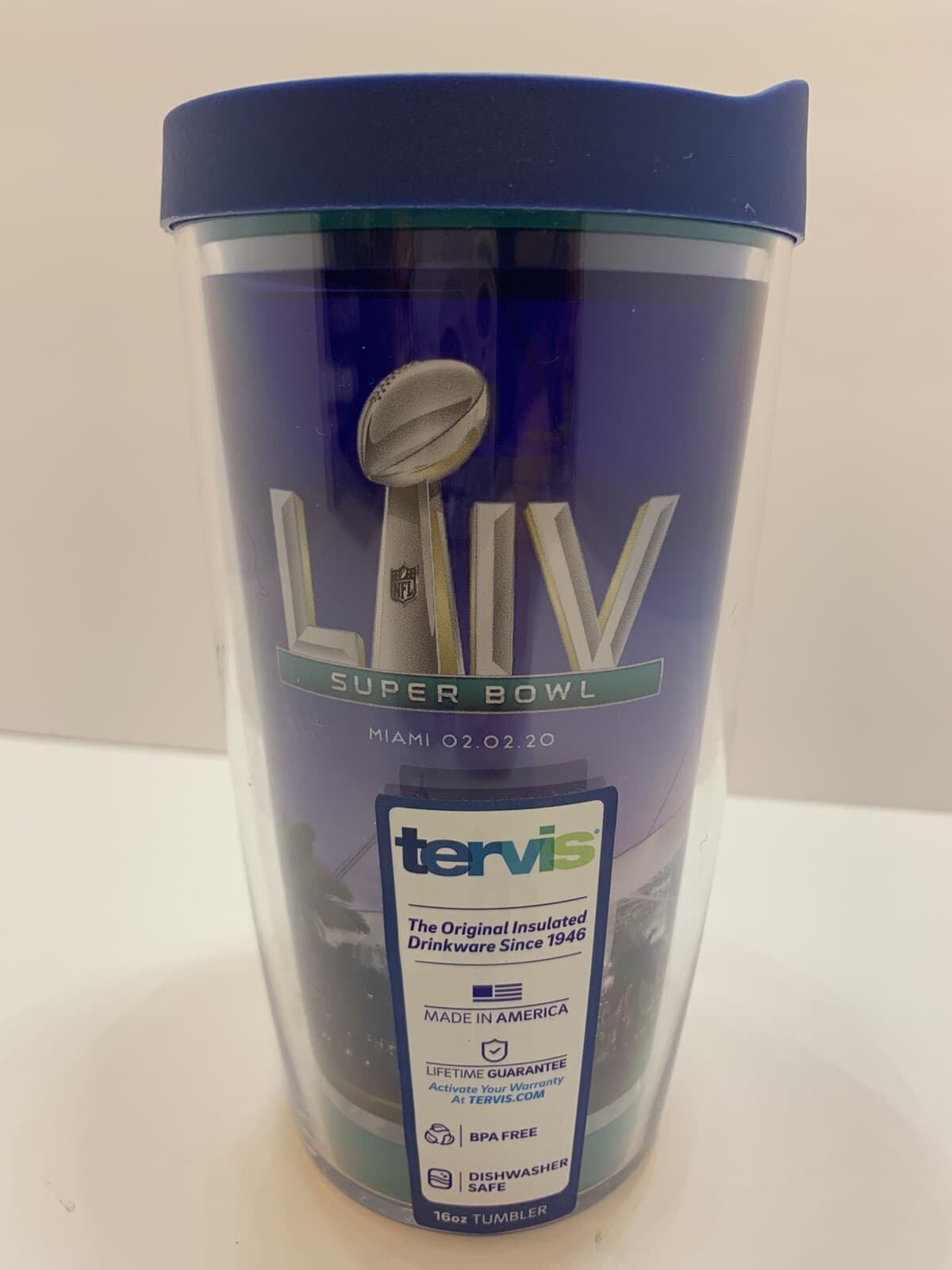 NFL Super Bowl LIV Miami 2020 Tumbler / Insulated BPA Free Officially Licensed - Thumbnail 2