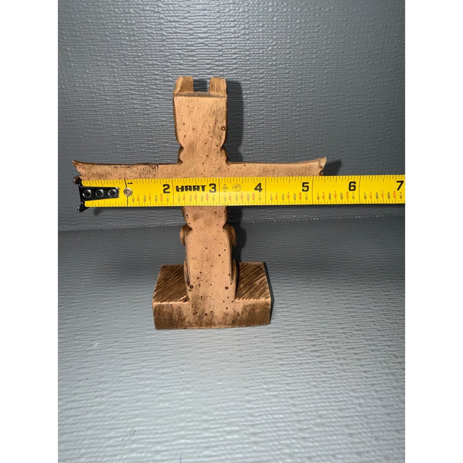 Saxman Alaska Totem Pole Thunderbird Souvenir Figurine Hand Painted 5.5 inch - Thumbnail 6