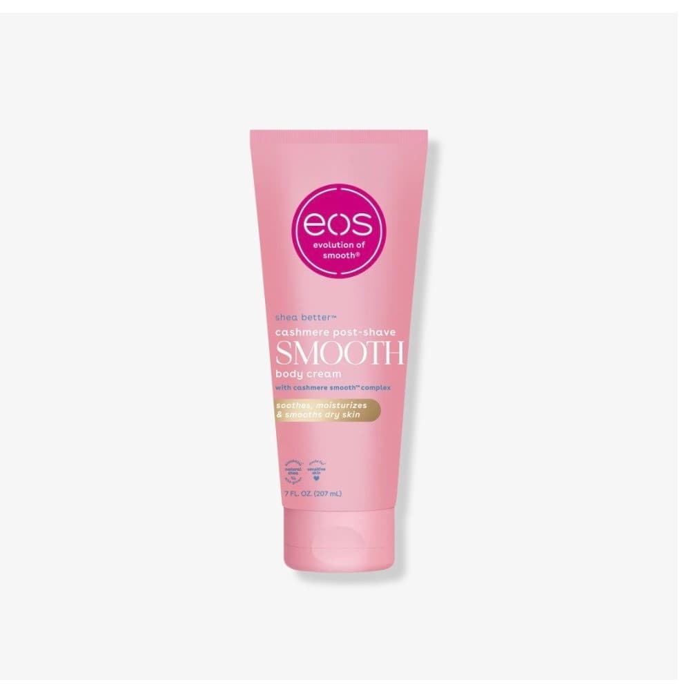 EOS Shea Butter Cashmere Post-Shave Smooth Body Cream 7oz Pink Tube - Thumbnail 2