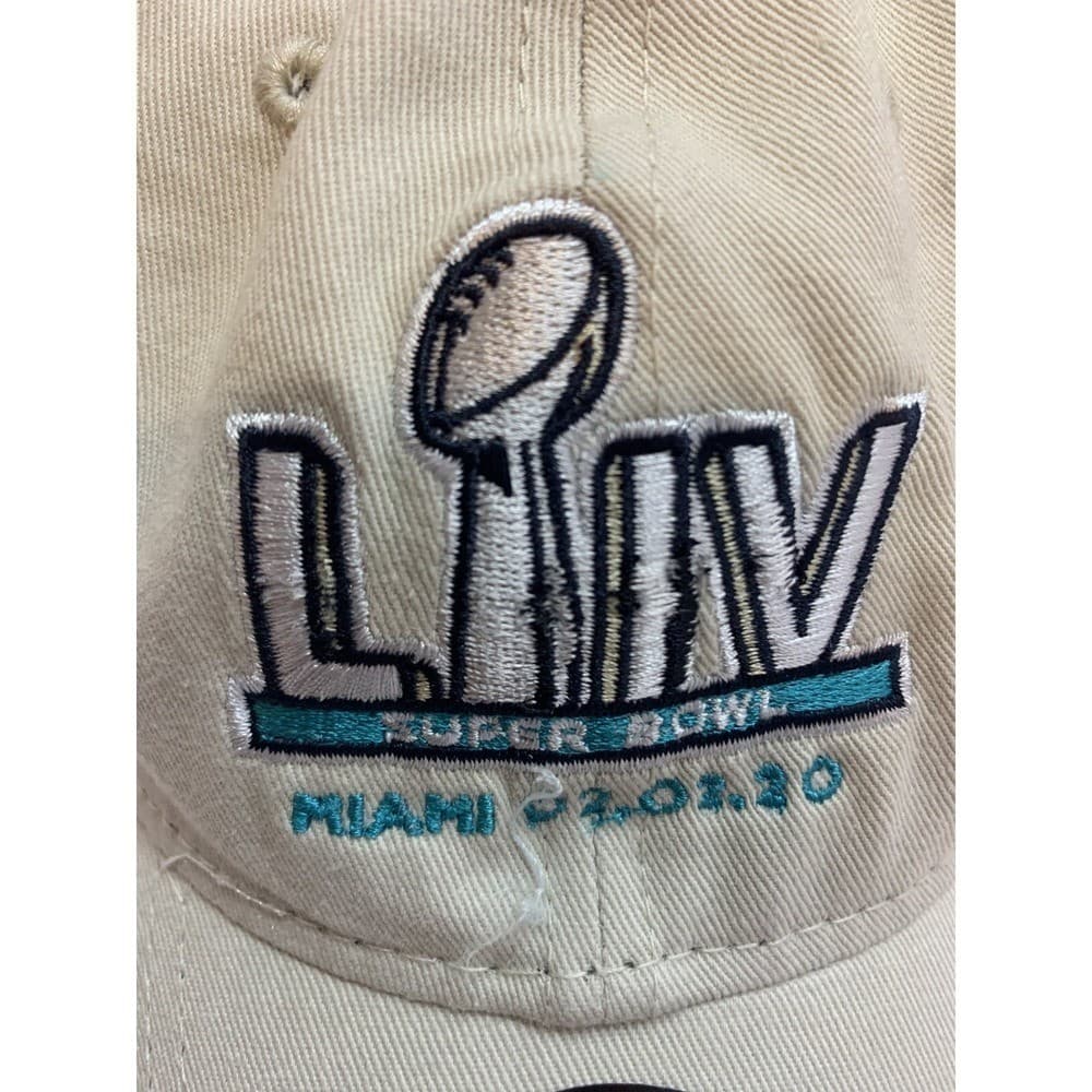 NFL Super Bowl LIV Miami 2020 Adjustable New Era Hat Cap One Size Fits Most - Thumbnail 2