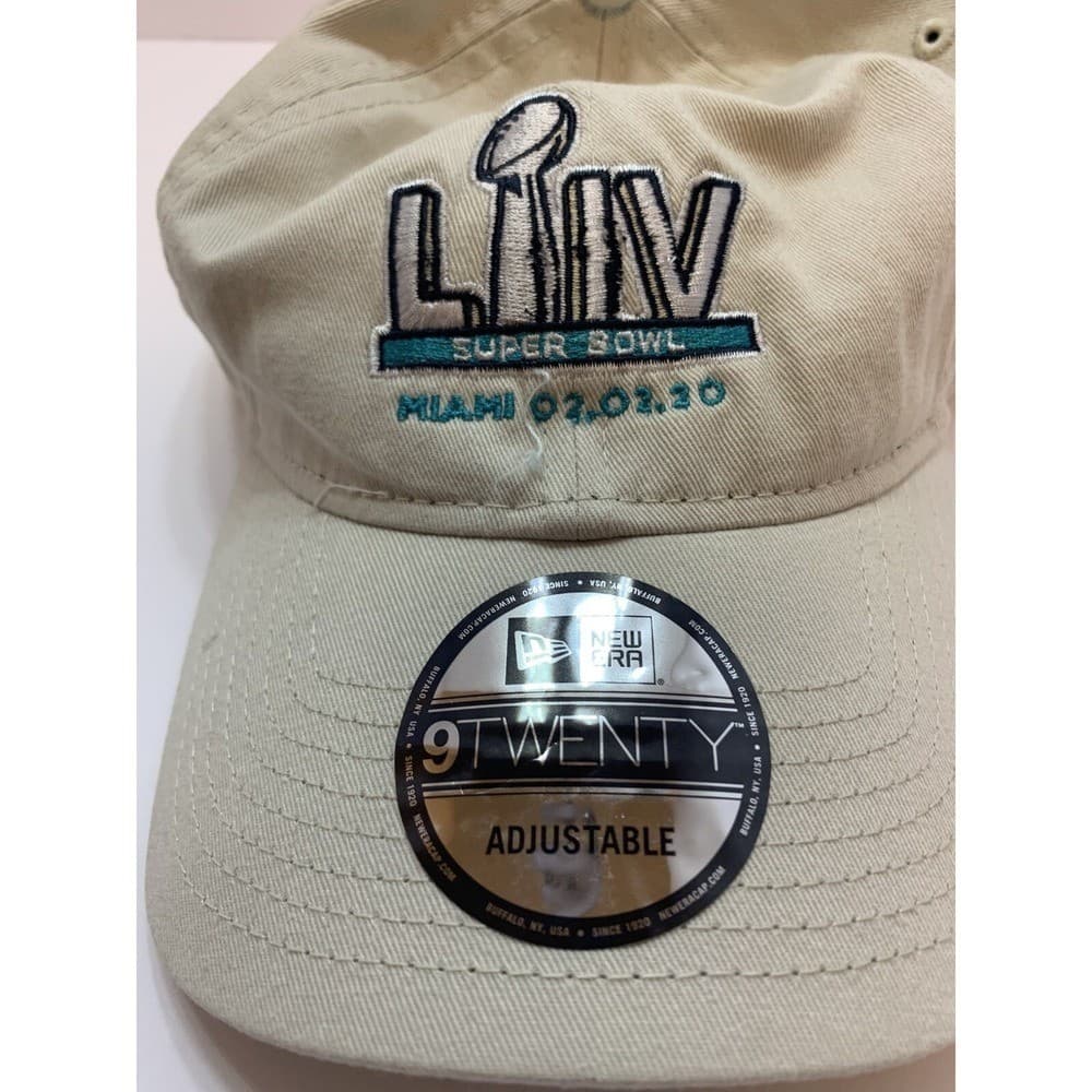 NFL Super Bowl LIV Miami 2020 Adjustable New Era Hat Cap One Size Fits Most - Thumbnail 8
