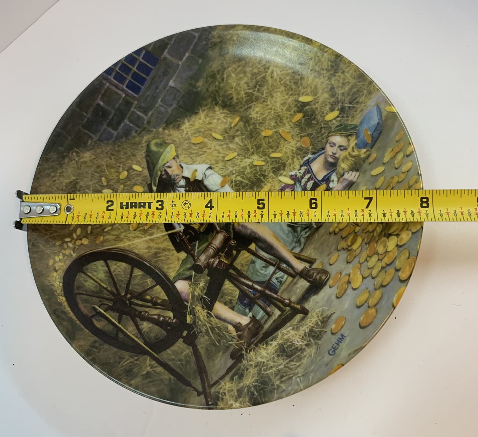 Vintage 1981 "Rumpelstilzchen" Collectors Plate by Charles Gehm 8" NIB w/ COA - Thumbnail 3