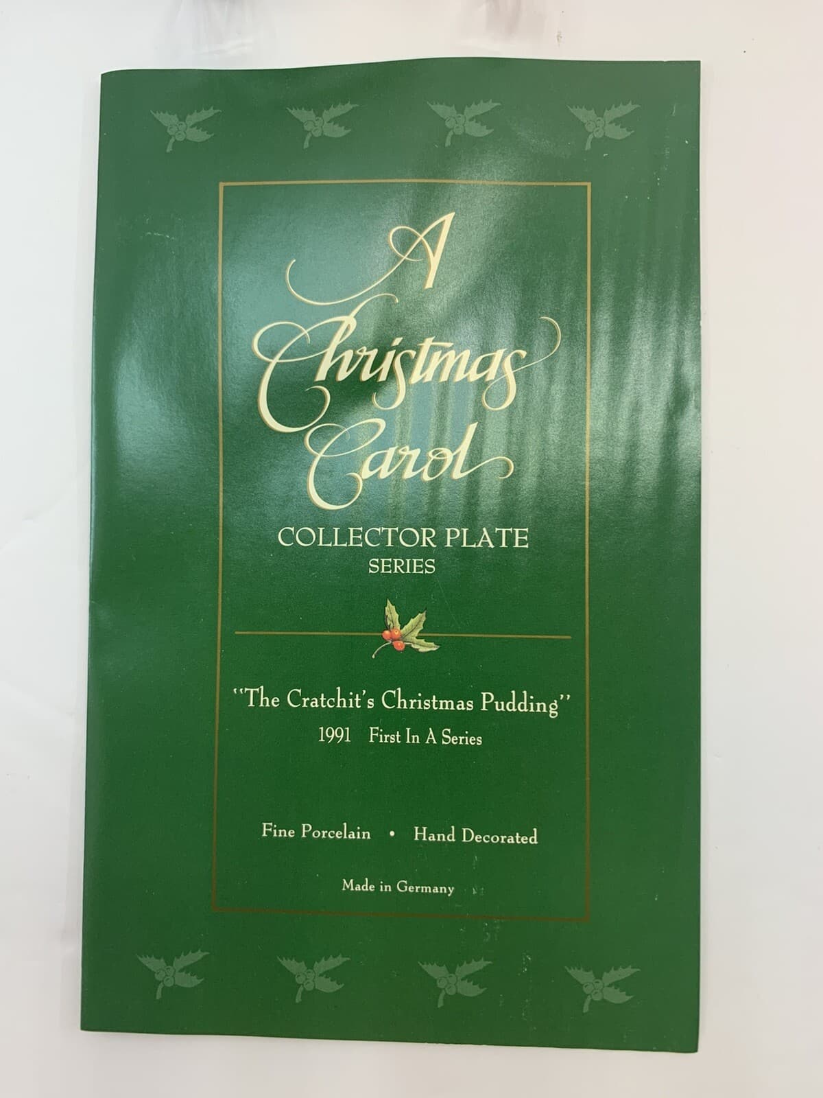 A Christmas Carol “Cratchit’s Christmas Pudding” Vintage 1991 SIGNED By Artist - Thumbnail 5