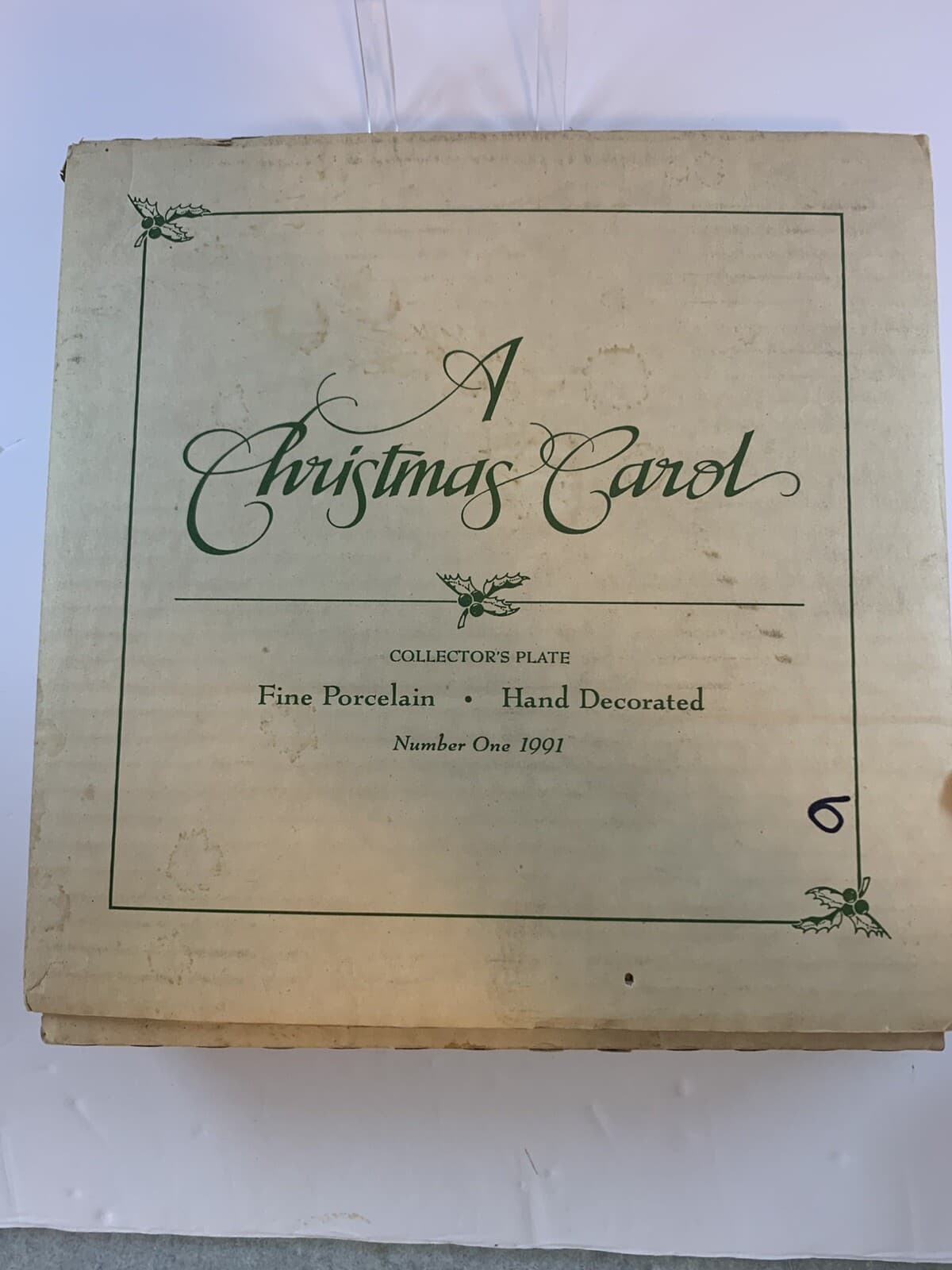 A Christmas Carol “Cratchit’s Christmas Pudding” Vintage 1991 SIGNED By Artist - Thumbnail 7