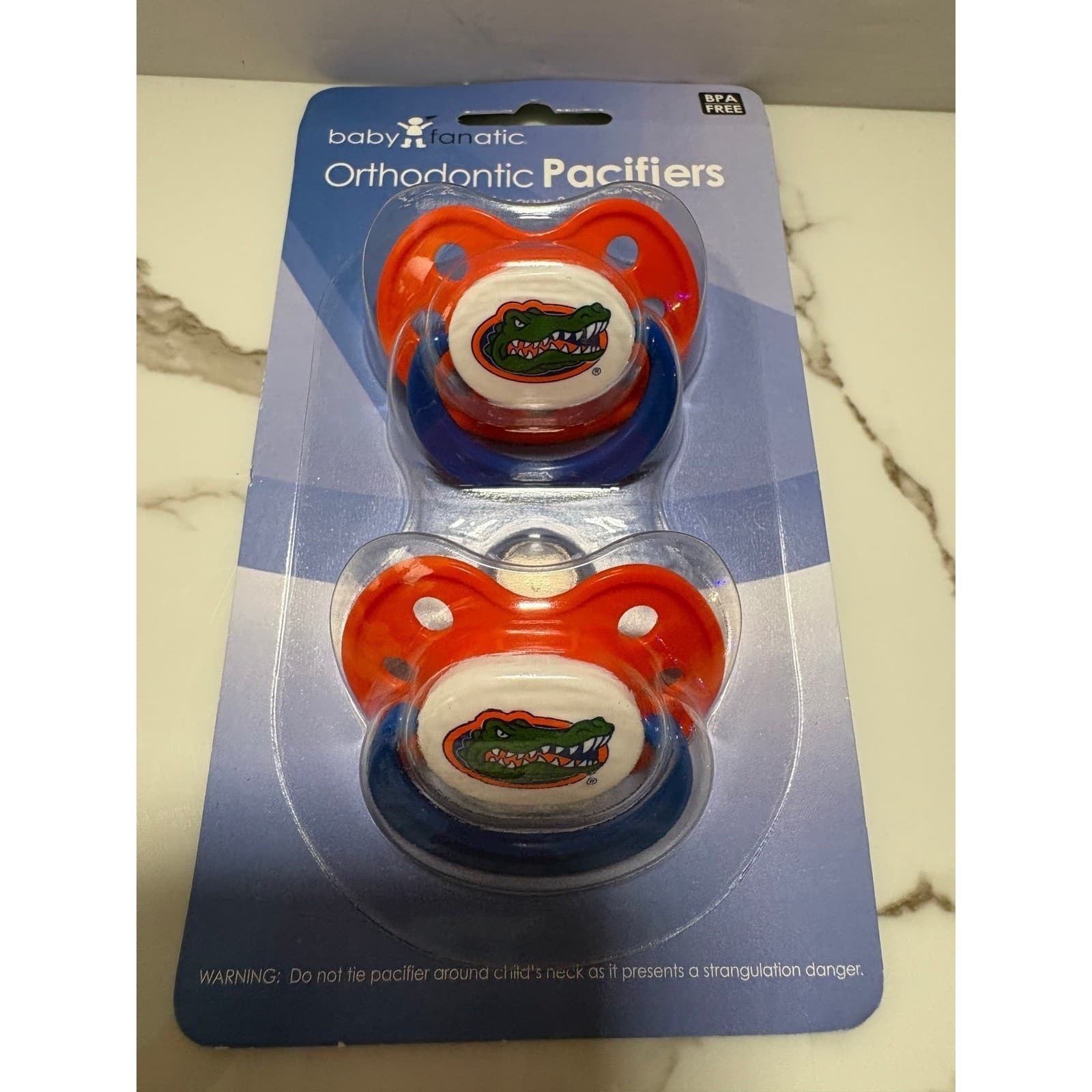 Florida Gators Baby Fanatic Security Blanket and Orthodontic Pacifier Set NEW - Thumbnail 5