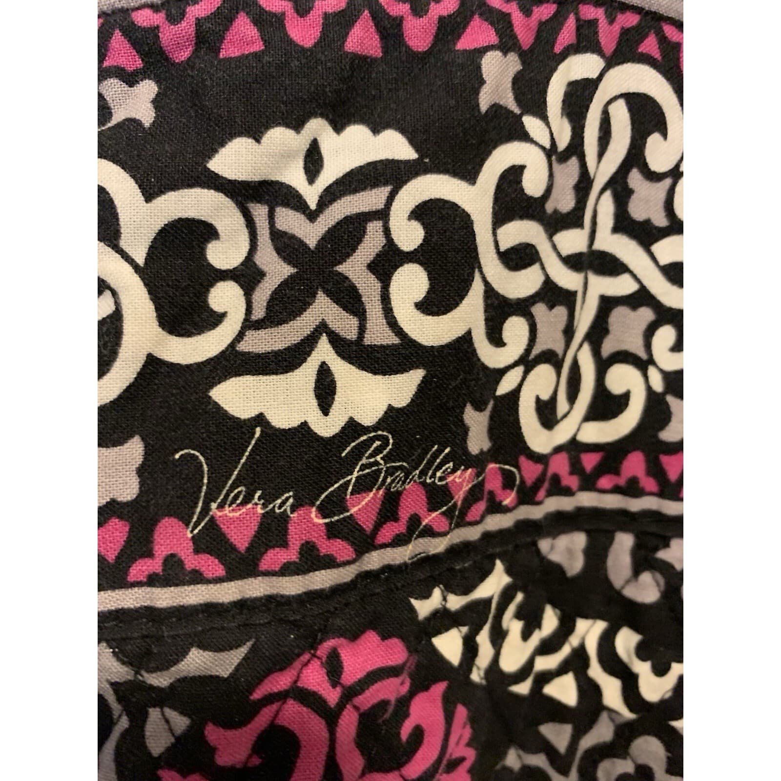 Vera Bradley Bag Purse Canterberry Magenta tote - Thumbnail 2