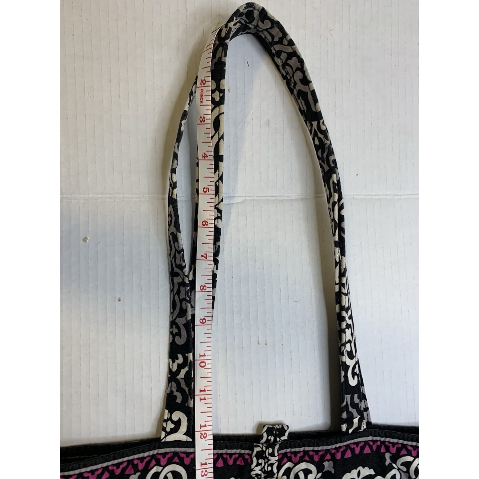 Vera Bradley Bag Purse Canterberry Magenta tote - Thumbnail 7