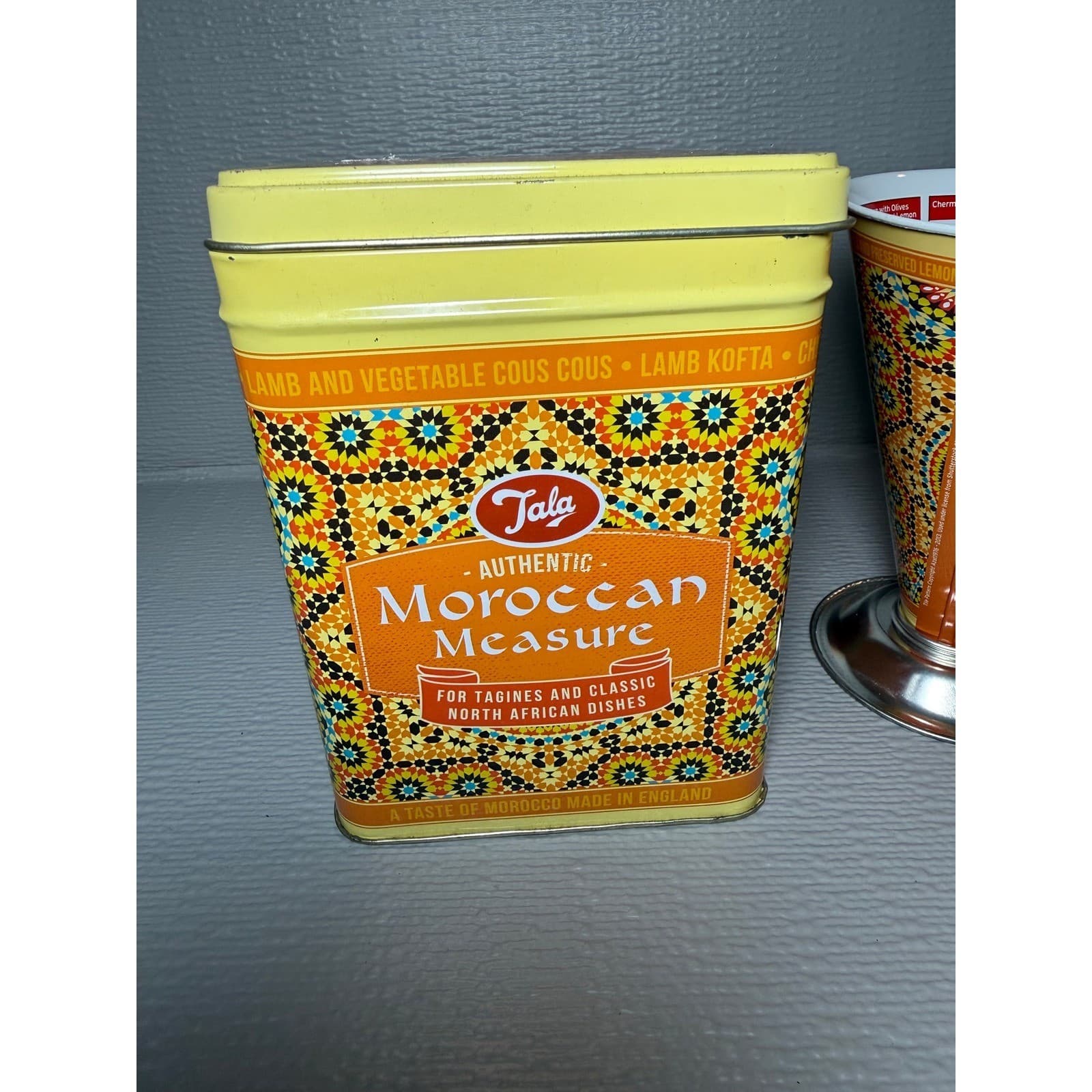Tala Authentic Moroccan Measure and Storage Tin Set Made in England Kitchenware - Thumbnail 5
