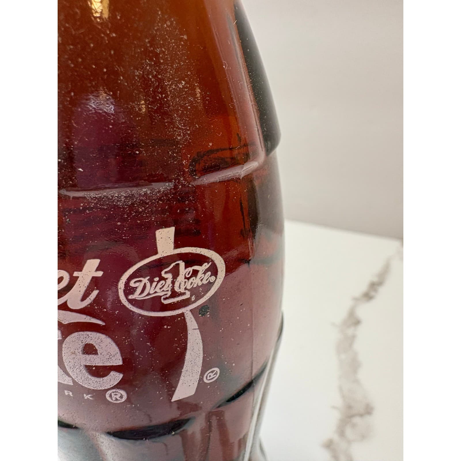 Vintage 1994 Diet Coke Glass Bottle 8oz Unopened Full Collectible Soda Prop - Thumbnail 2