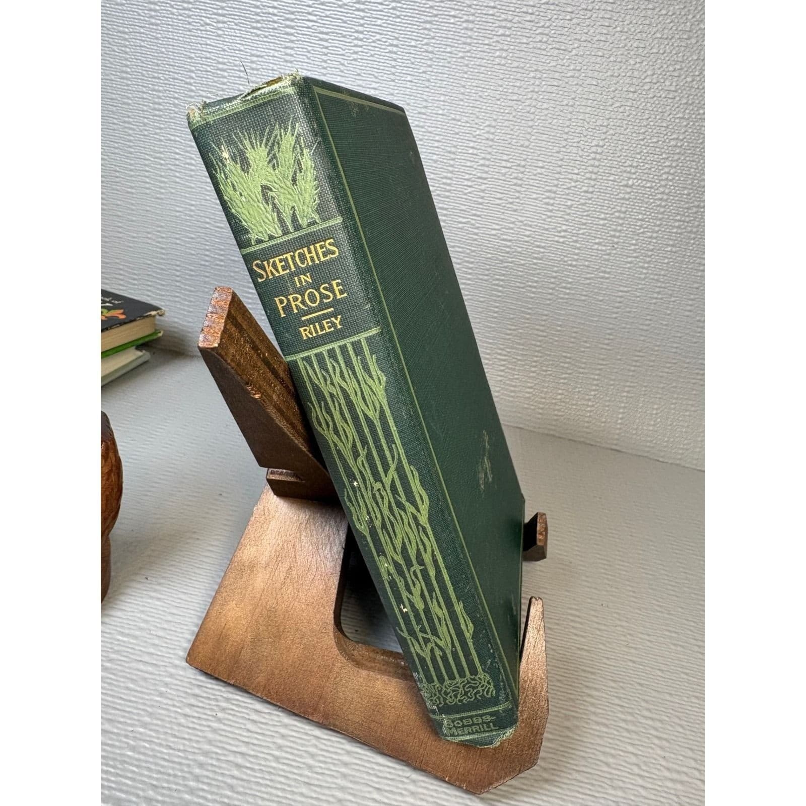 1901 Sketches in Prose James Whitcomb Riley Greenfield Edition Cloth Antique - Thumbnail 2