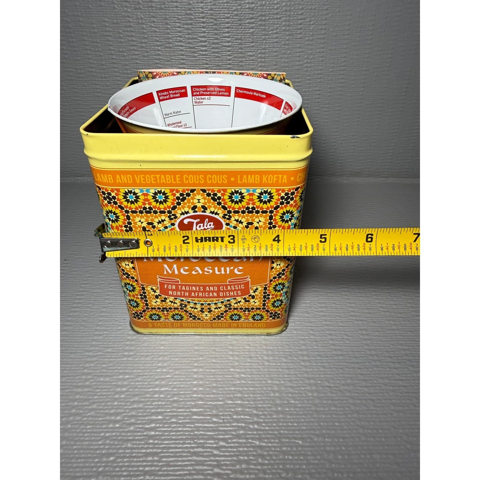 Tala Authentic Moroccan Measure and Storage Tin Set Made in England Kitchenware - Thumbnail 12