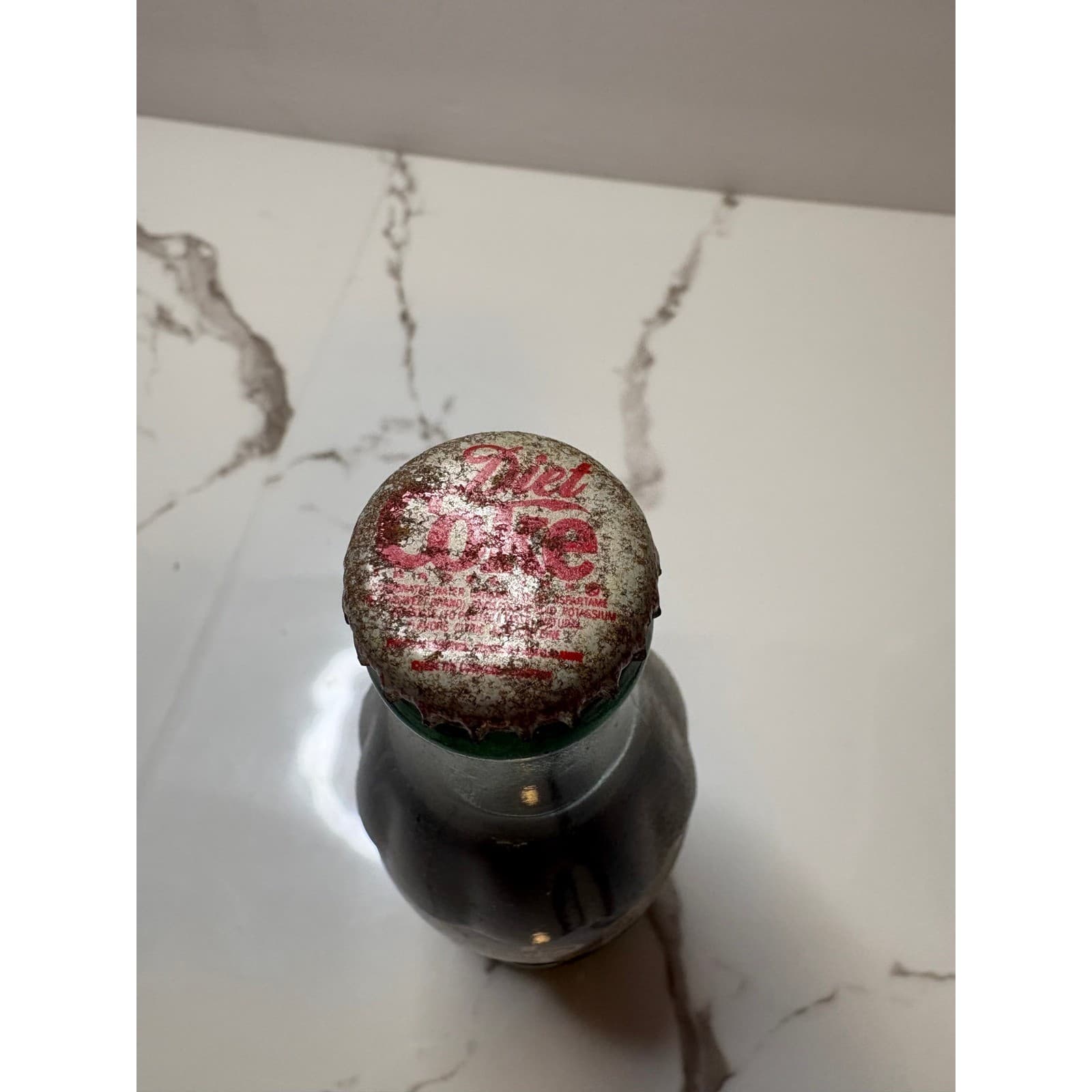 Vintage 1994 Diet Coke Glass Bottle 8oz Unopened Full Collectible Soda Prop - Thumbnail 6