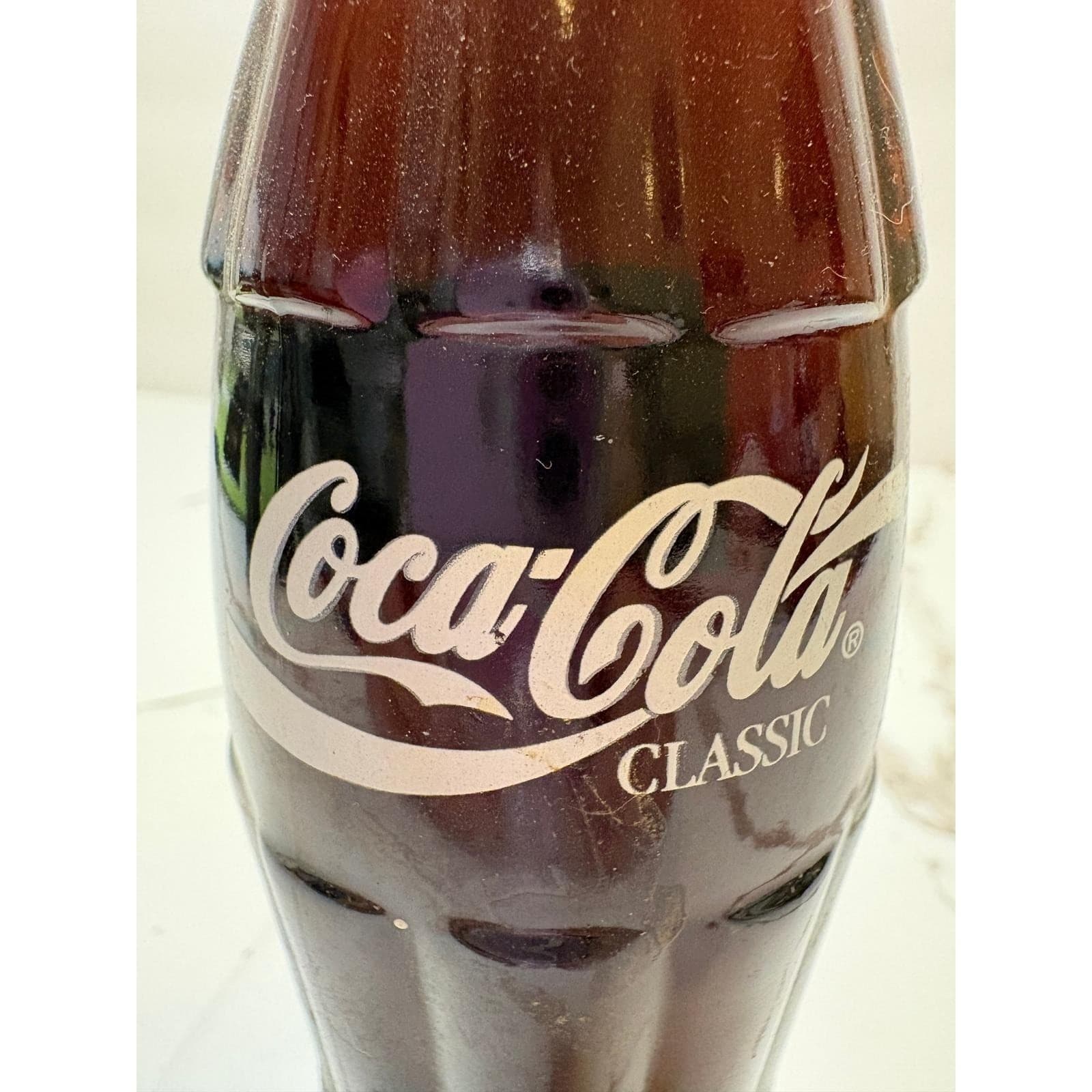 Coca-Cola Classic 1996 Atlanta Centennial Olympic Games 8oz Glass Bottle Full - Thumbnail 2