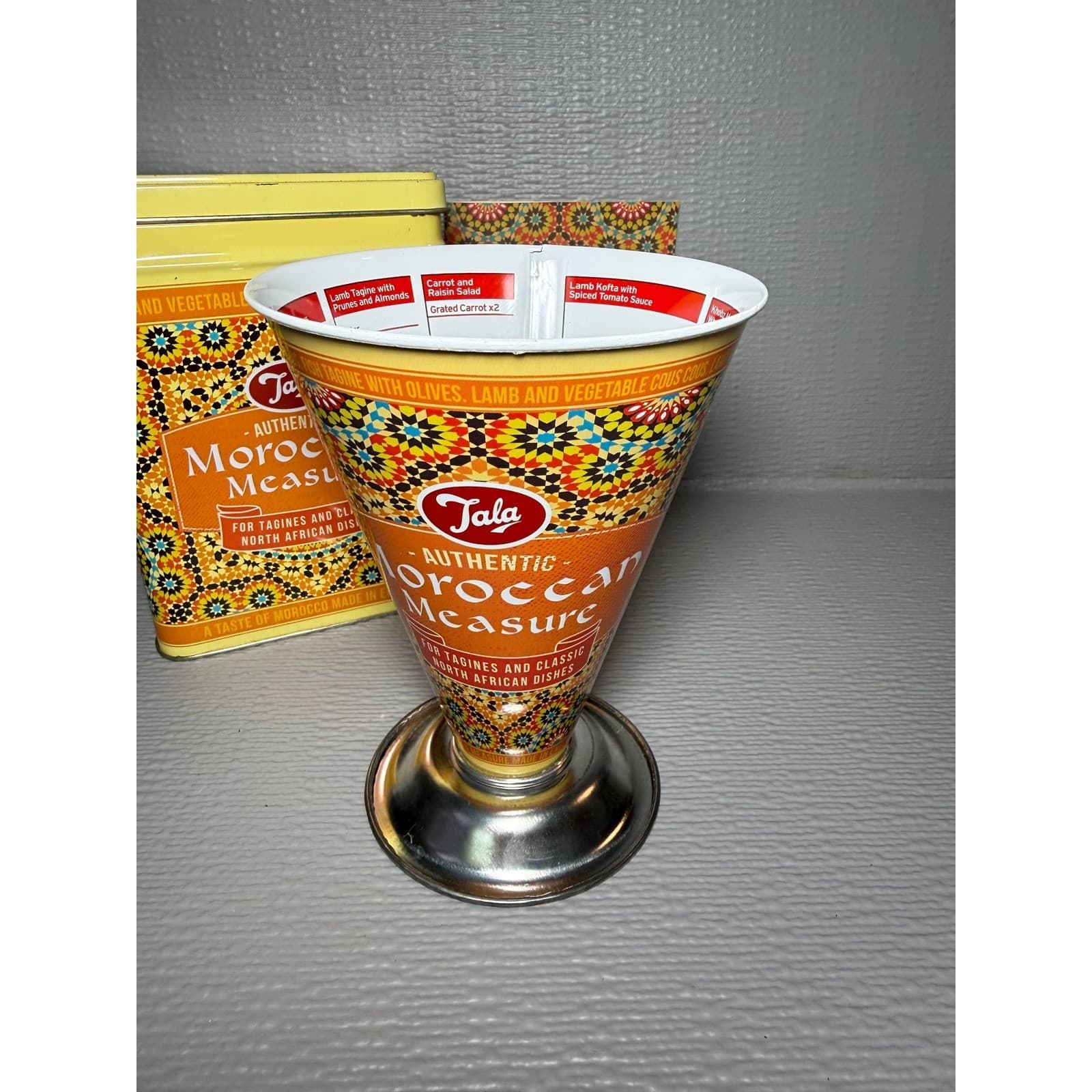 Tala Authentic Moroccan Measure and Storage Tin Set Made in England Kitchenware - Thumbnail 2