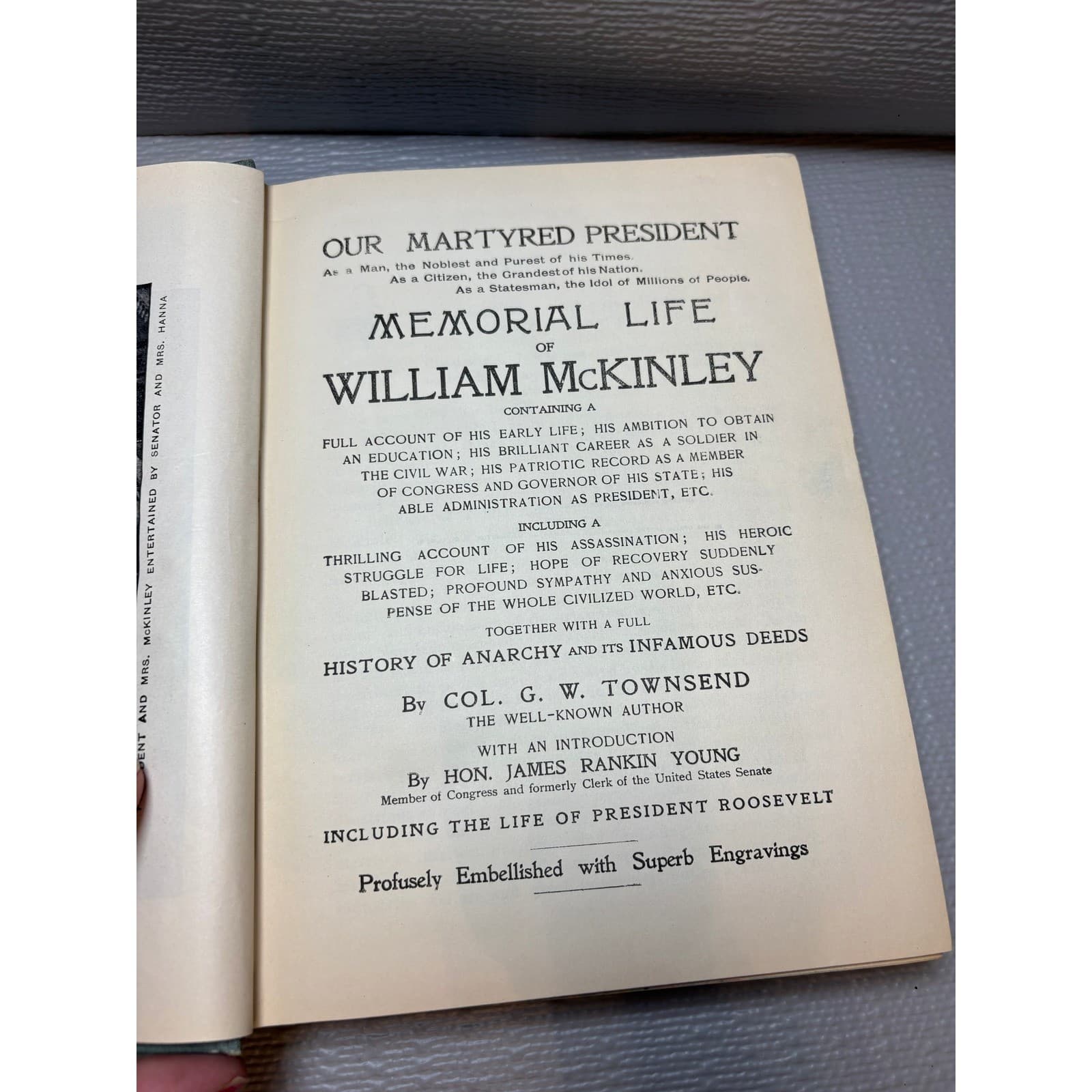 Memorial Life of William McKinley Our Martyred President Col G W Townsend 1901 - Thumbnail 7