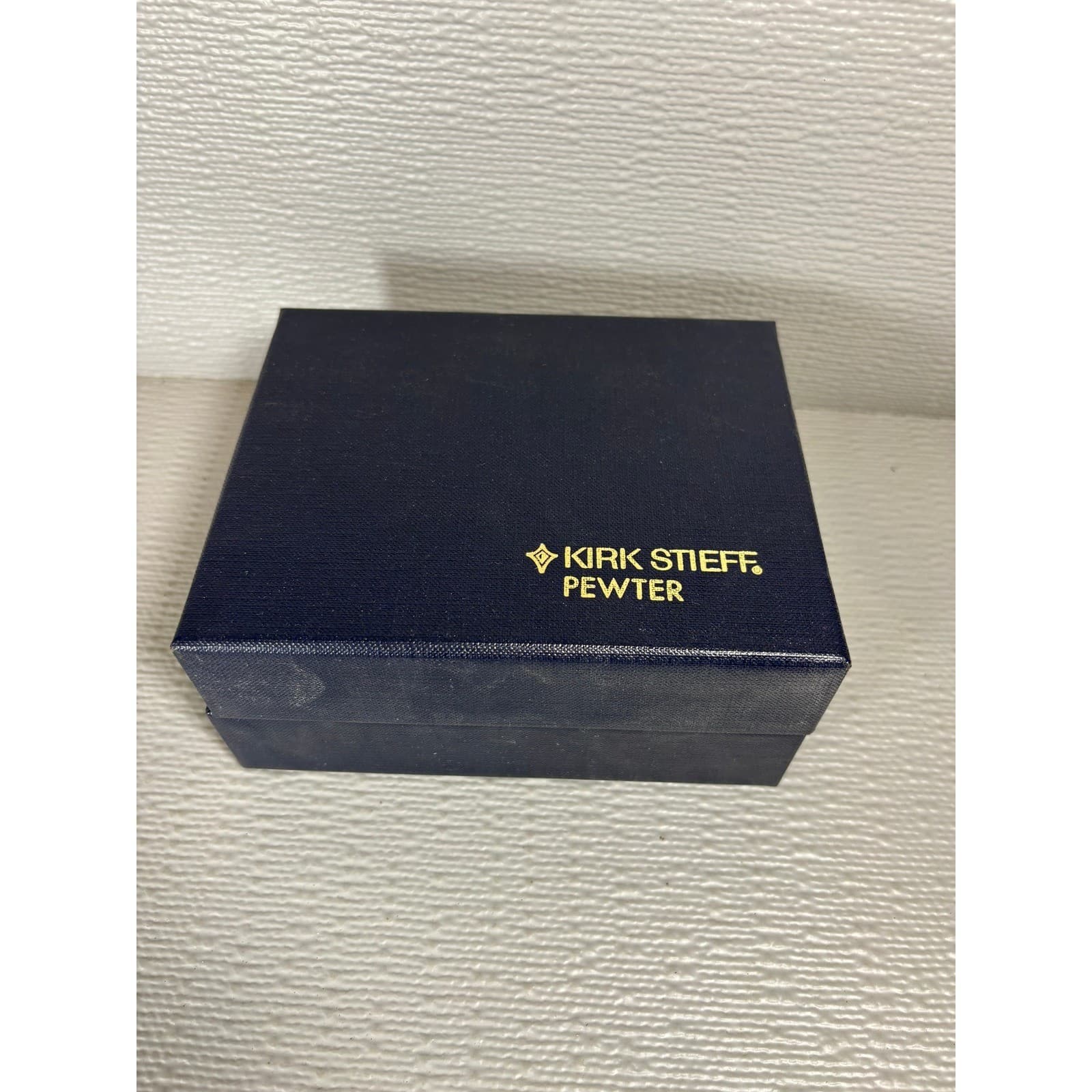 Kirk Stieff Pewter Salt and Pepper Shakers Set Apple Pear 4pc Vintage with Box - Thumbnail 6