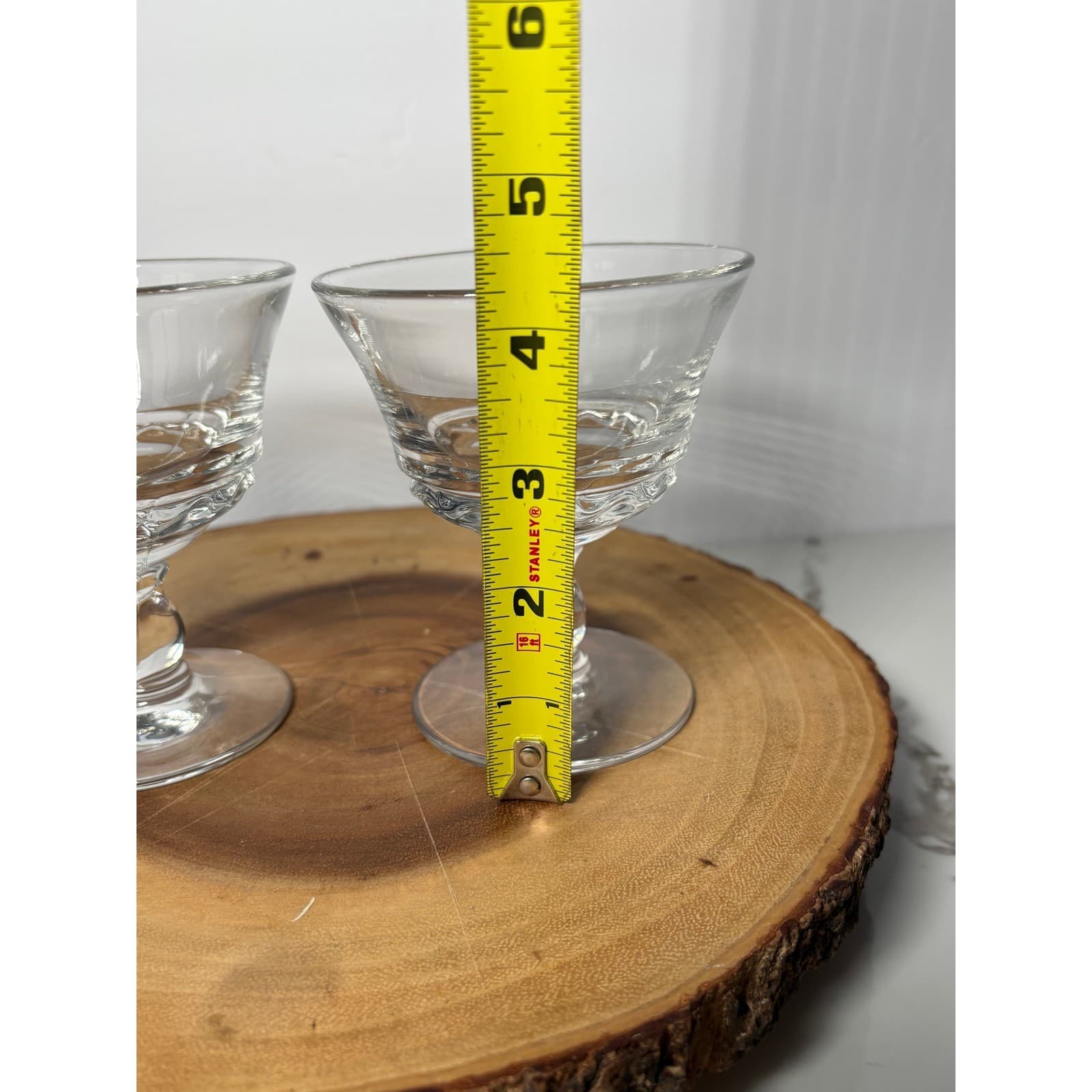 Vintage Set of 2 Century Fostoria Sherbet Glasses - Thumbnail 4