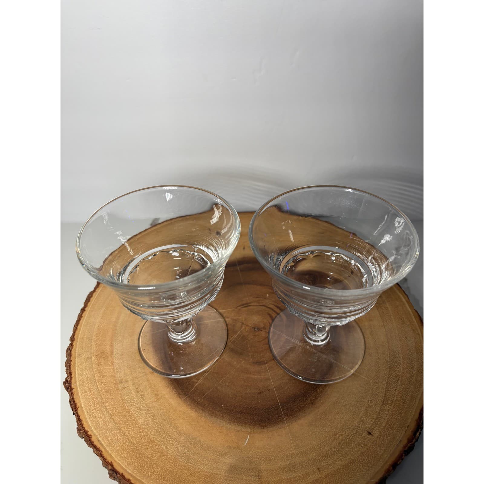 Vintage Set of 2 Century Fostoria Sherbet Glasses - Thumbnail 2