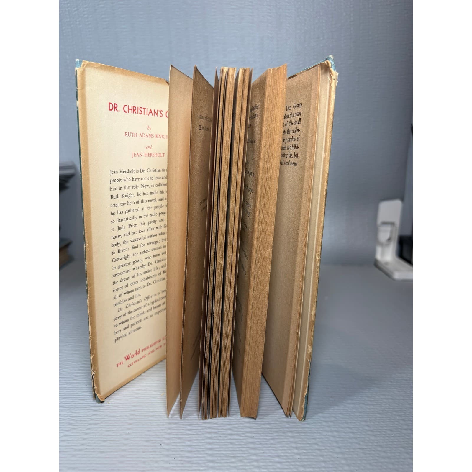 Dr. Christian's Office 1946 First Printing Tower Books Ruth Adams Knight HB DJ - Thumbnail 6