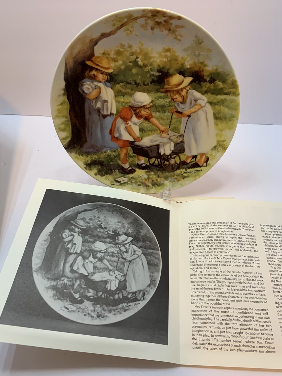 VTG Knowles 1983 "OFFICE HOURS” 2nd of 4 From Friends I Remember Series w/CoA - Thumbnail 6